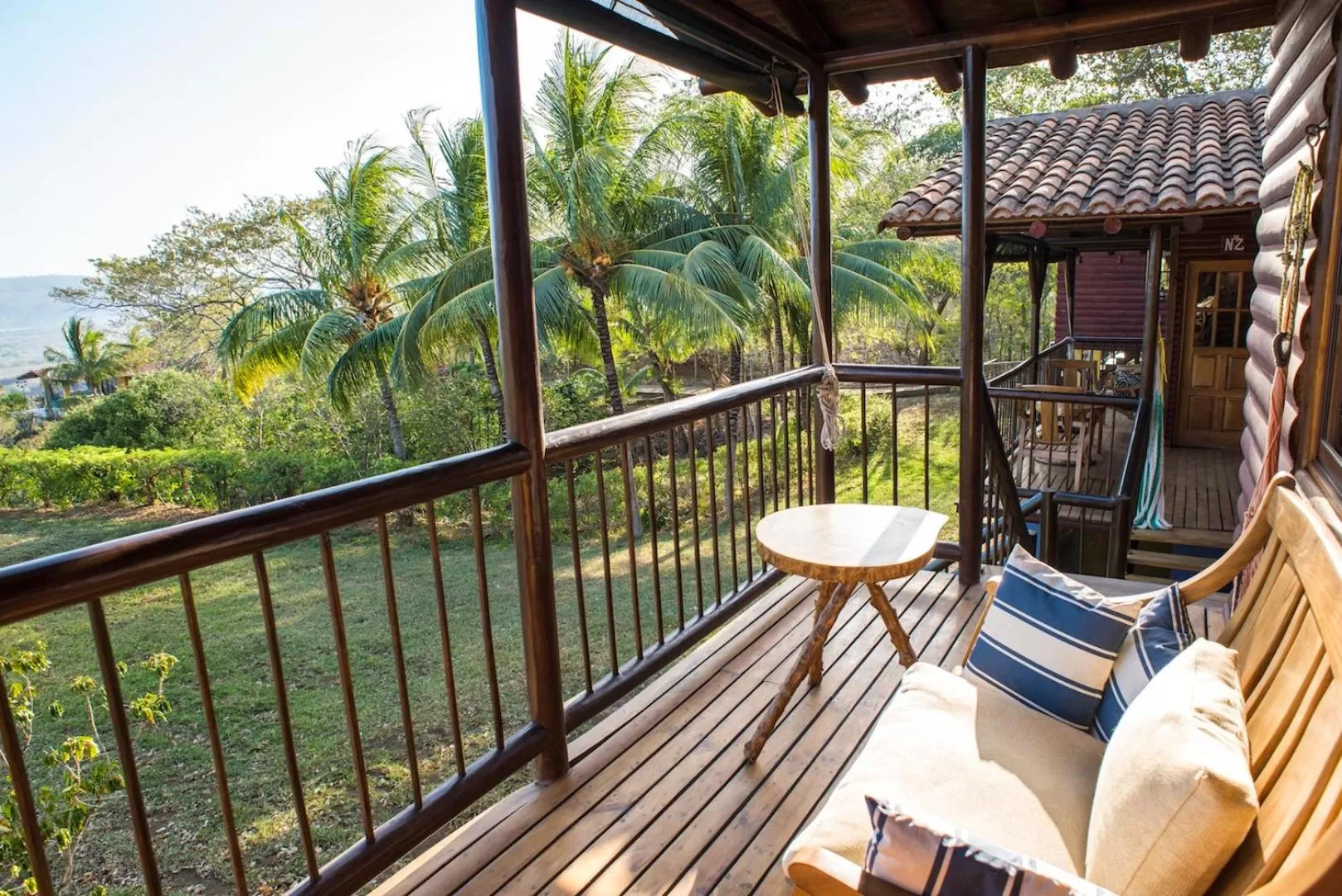 Balcony/Terrace in Las Cabañas Encantadas de Nindirí