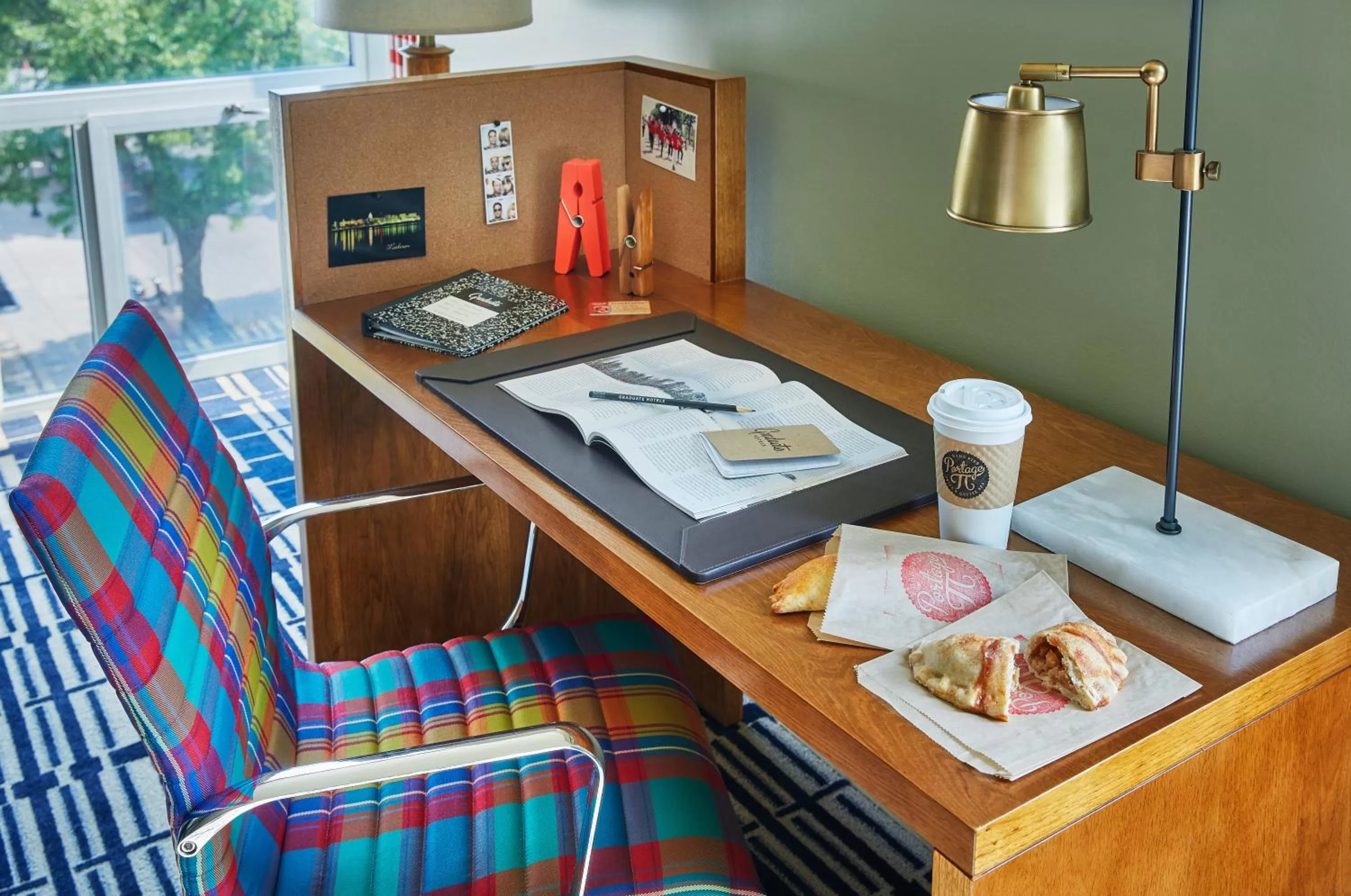 Seating area in Graduate by Hilton Madison