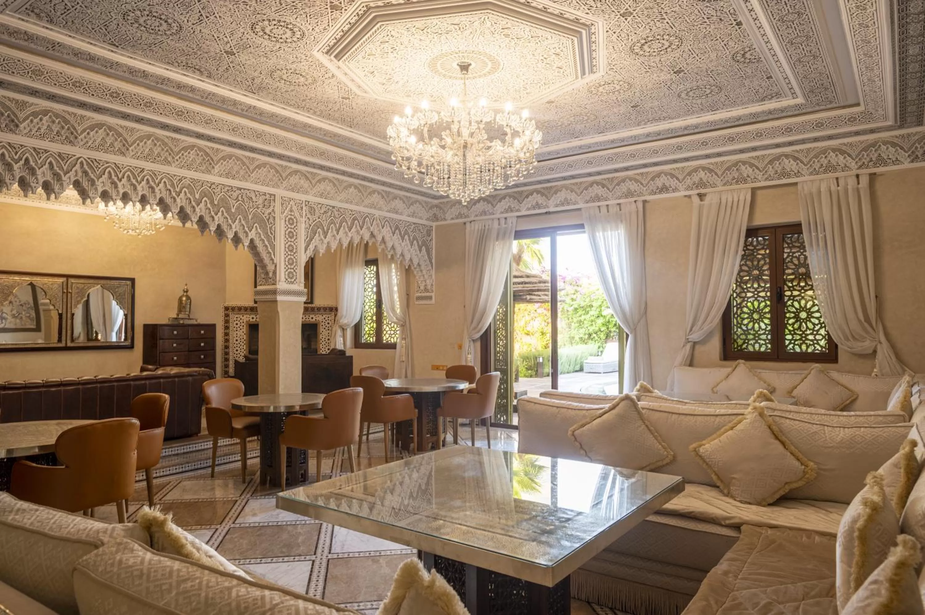 Lobby or reception, Seating Area in Maria Towers , Palais Table d'hôtes & SPA
