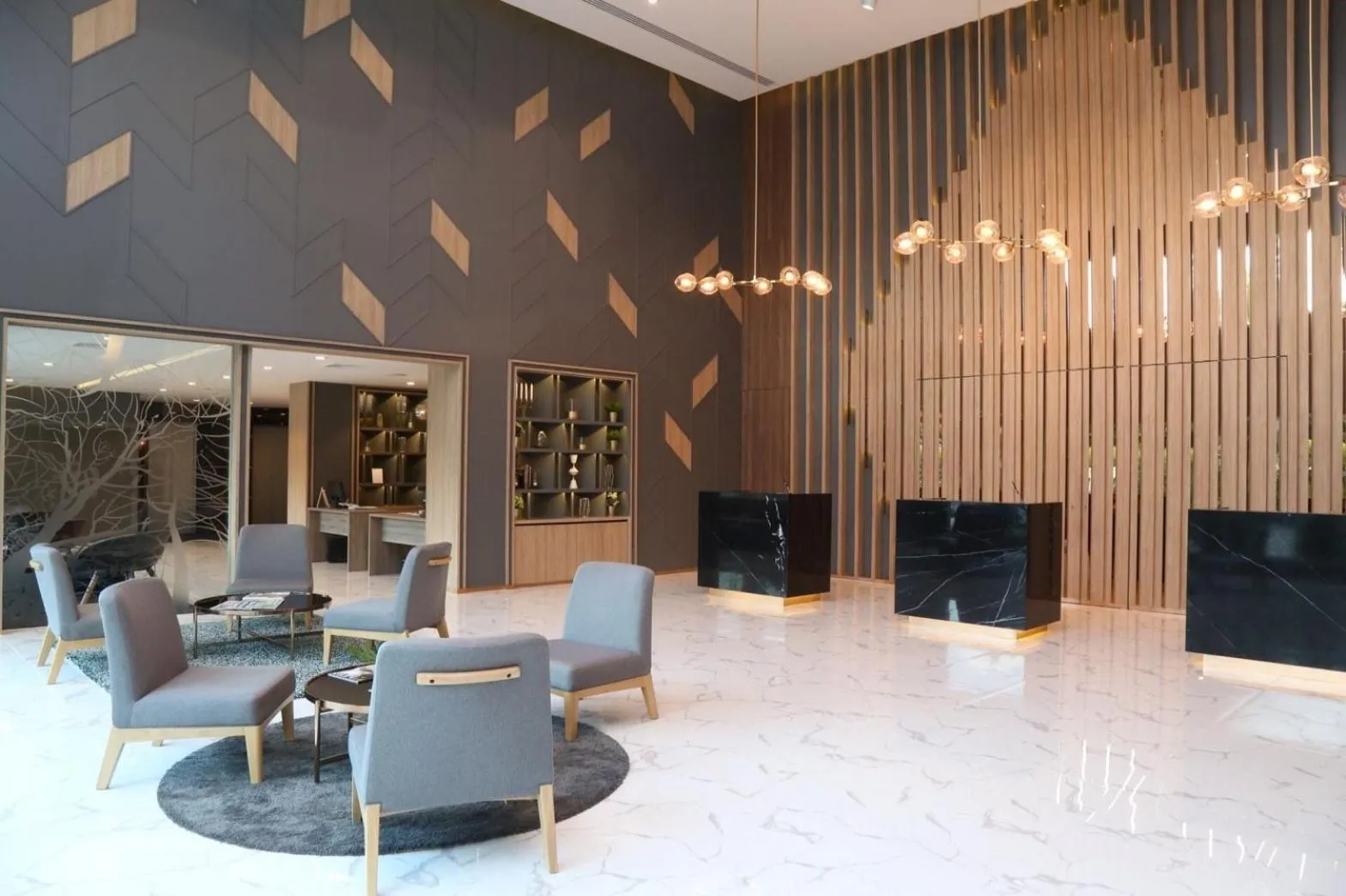 Seating area in Miracle Suvarnabhumi Airport