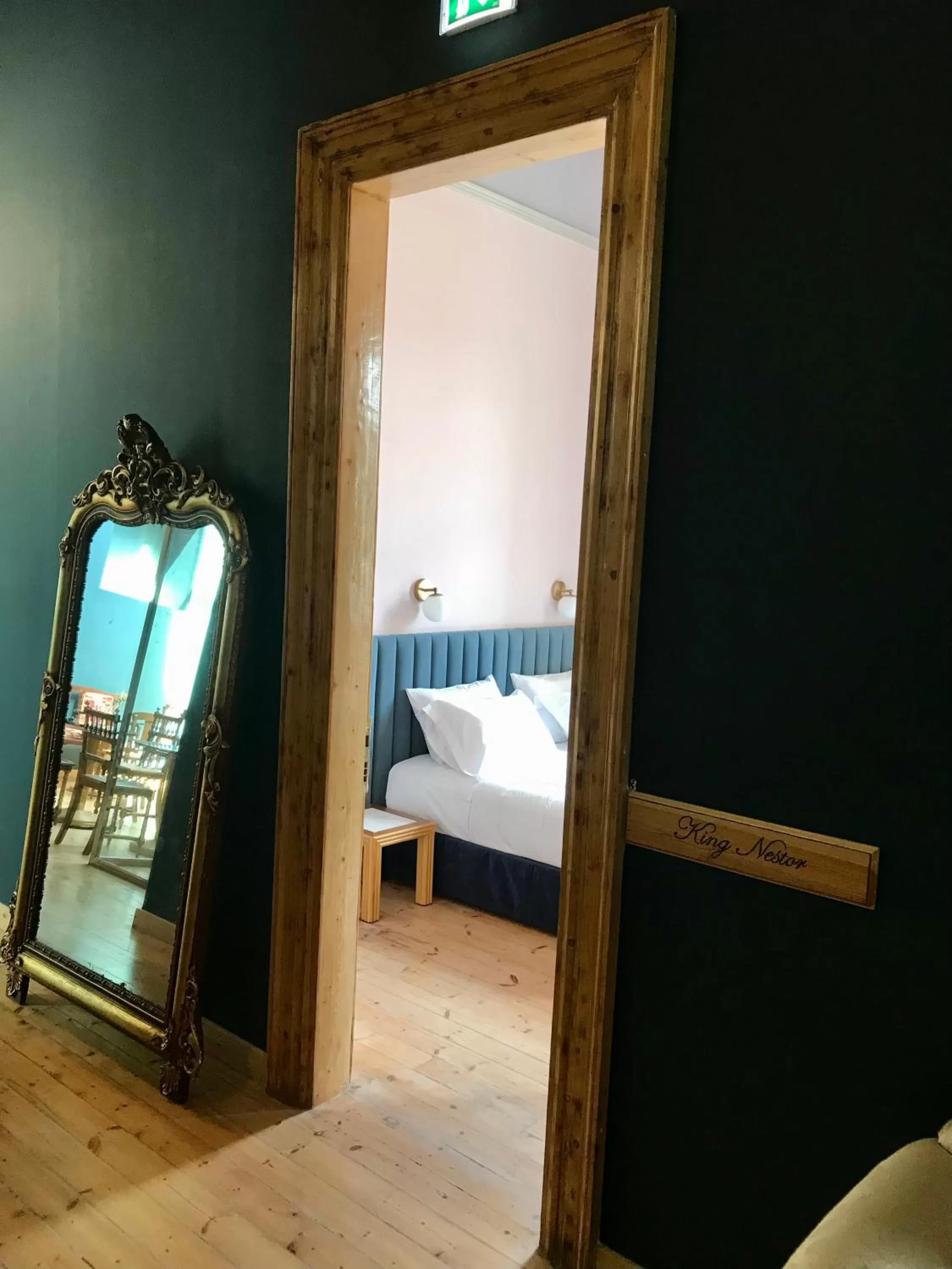 Facade/entrance, Bed in VASILIKON Hotel 1888 the past is present HISTORICAL PRESERVATION MONUMENT