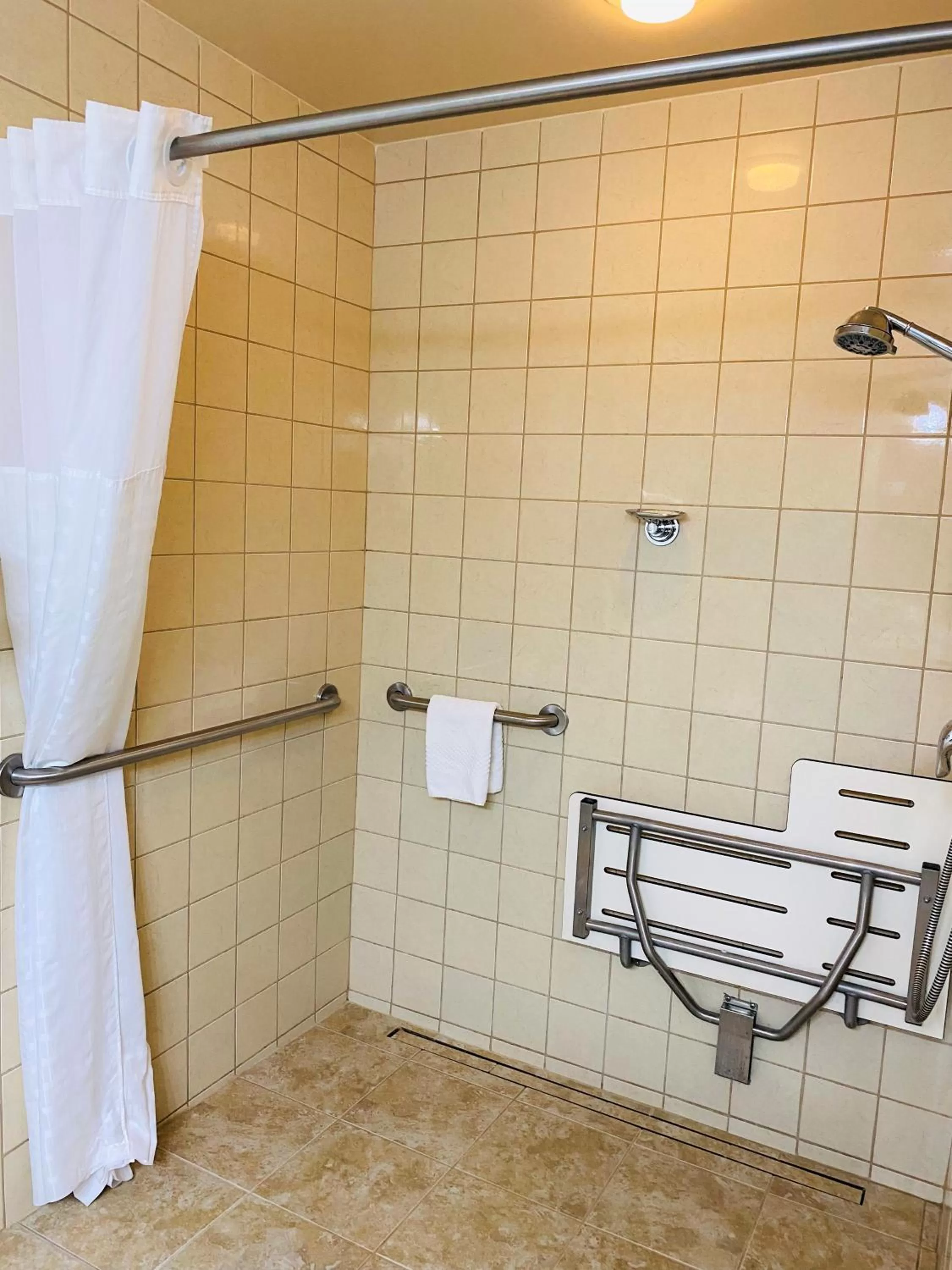 Shower in Quality Inn & Suites Sequim at Olympic National Park