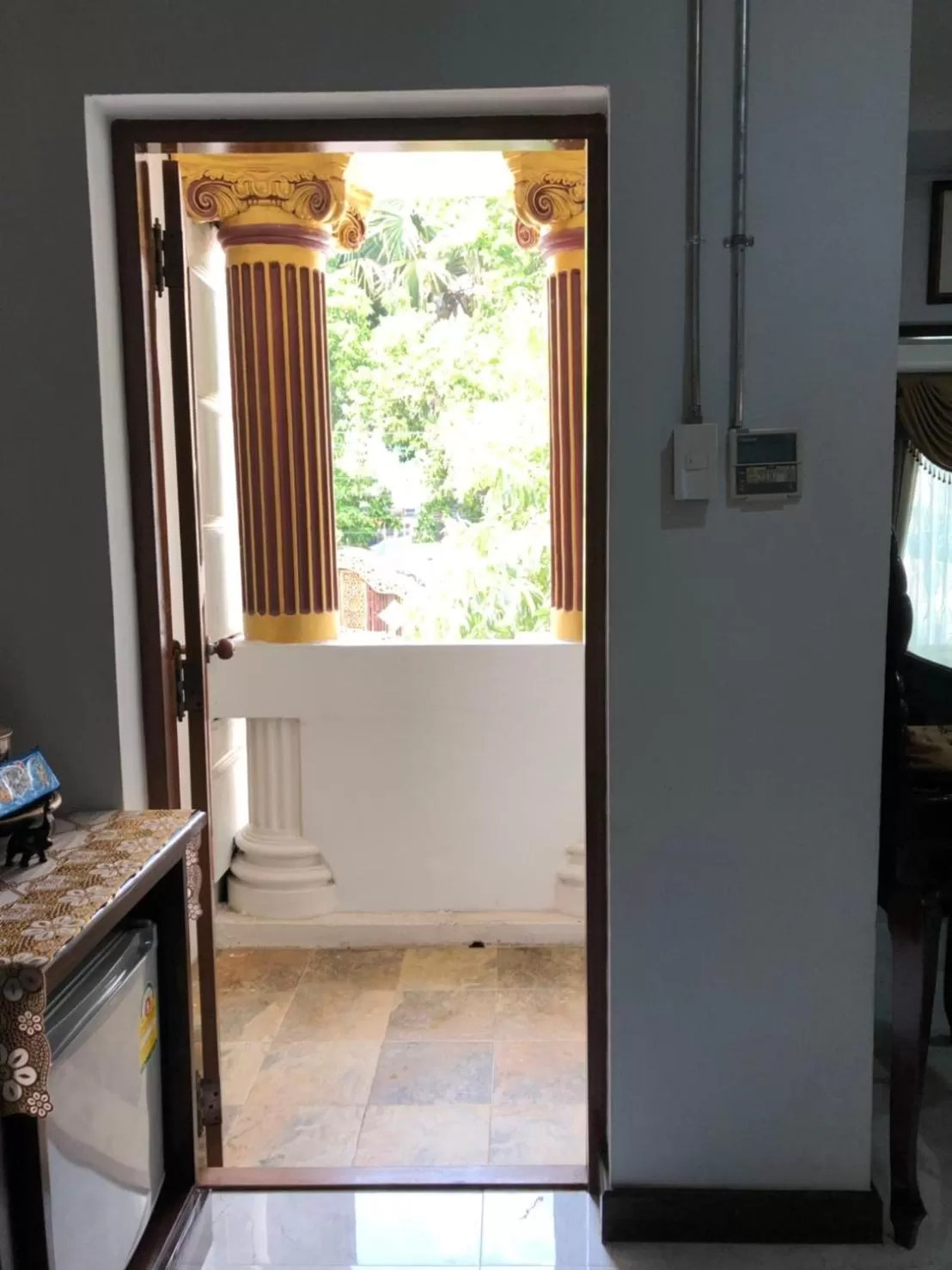 Balcony/Terrace in Pingdoi Hualin Boutique Hotel