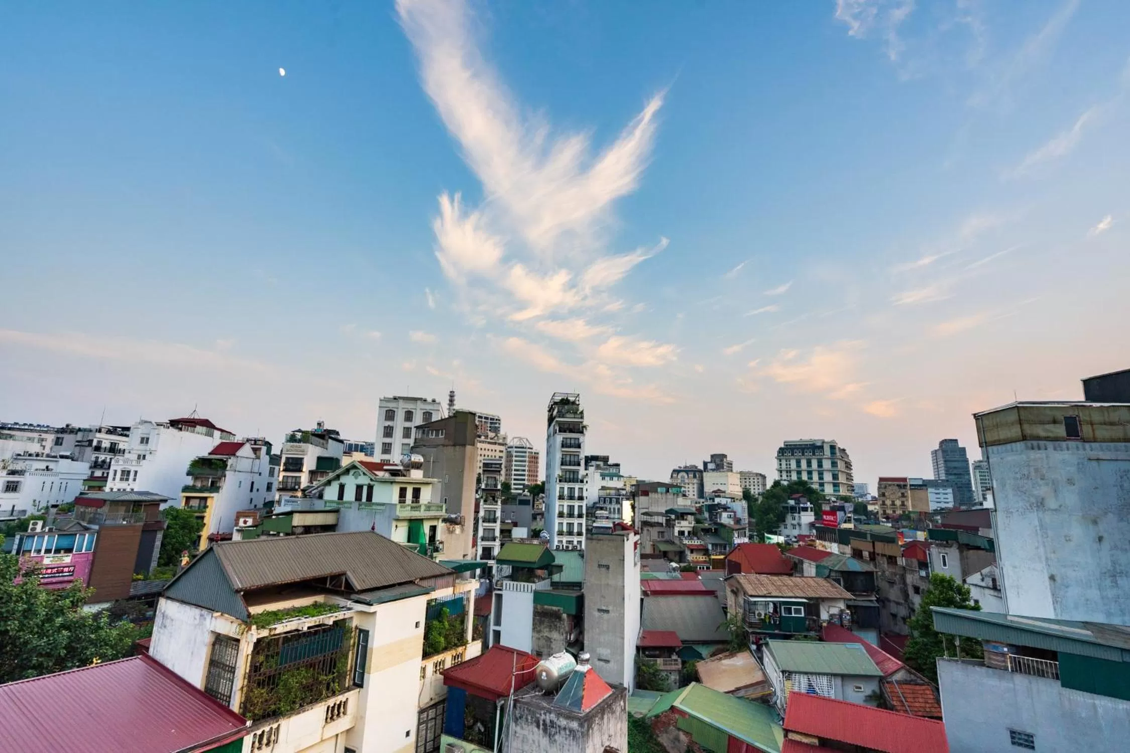 City view in Hanoi Memory Legends Hotel