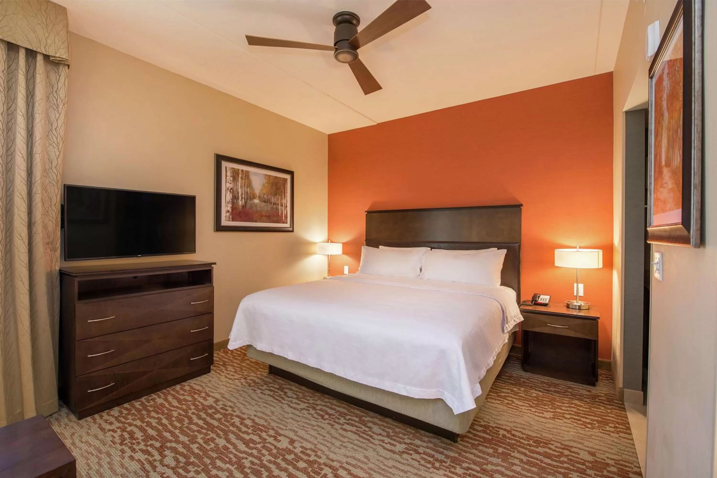 Bed in Homewood Suites by Hilton Boston Marlborough