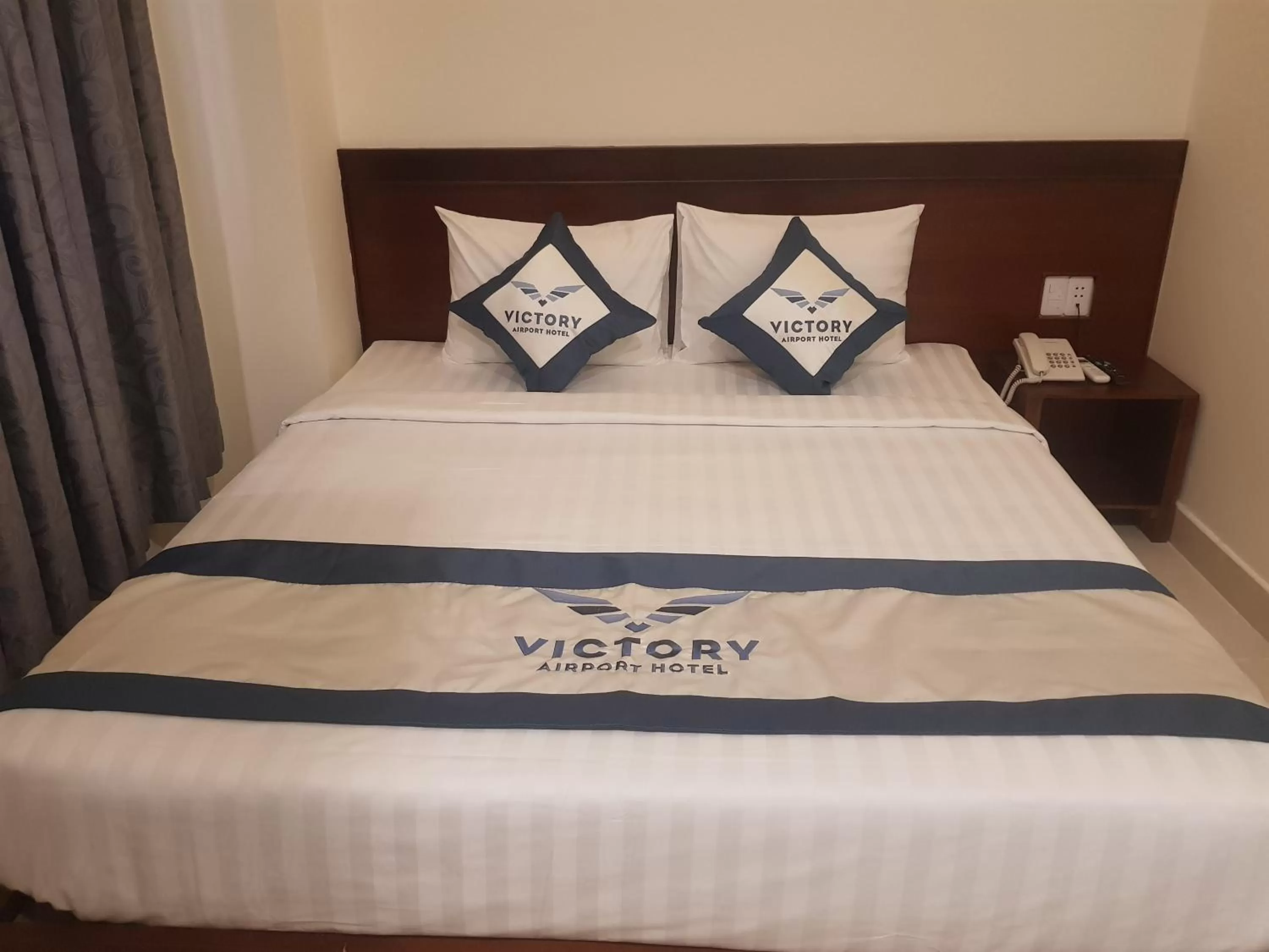 Bed in Victory Airport Hotel