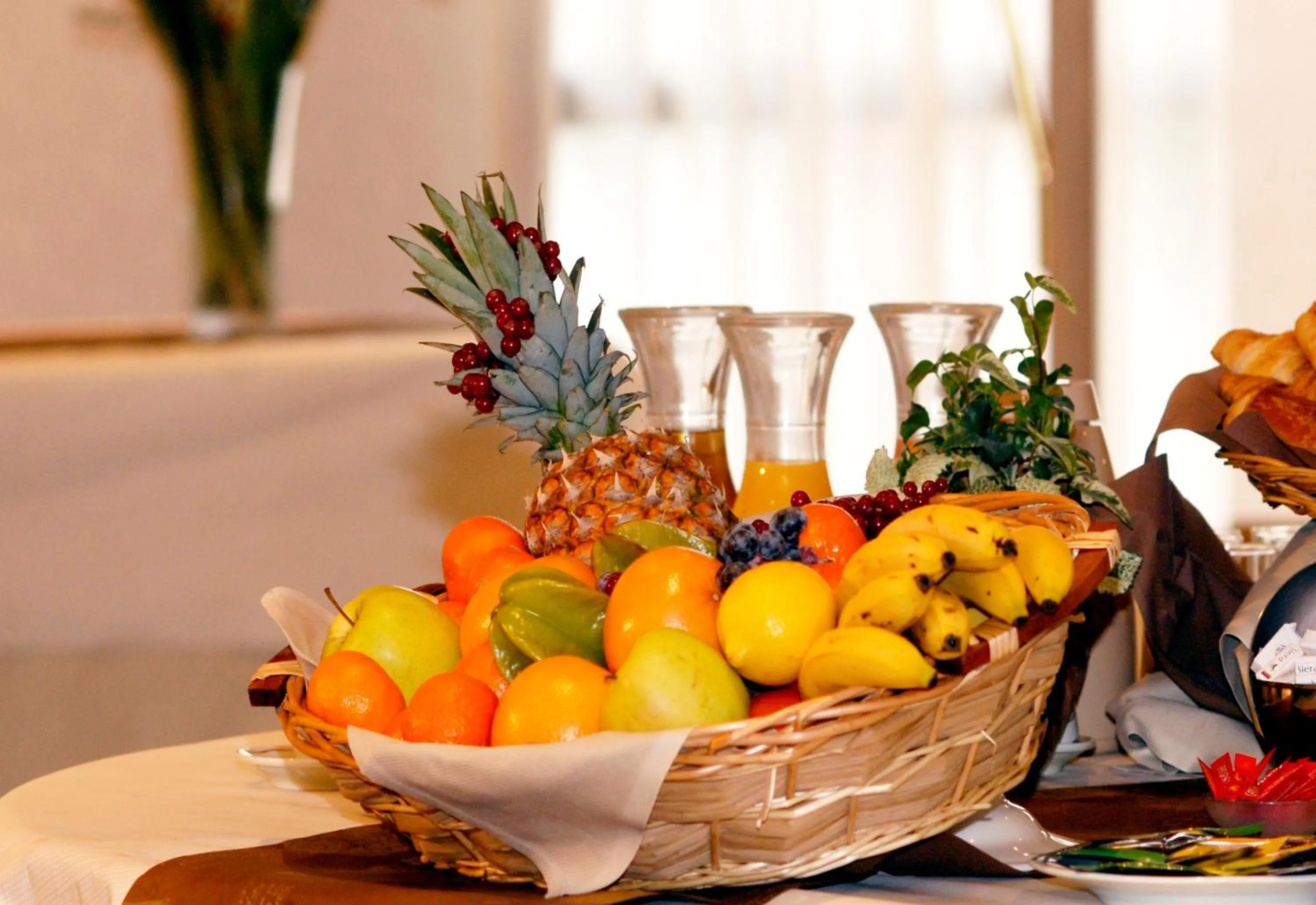 Continental breakfast in Logis Lyon Est Porte de l'Ain