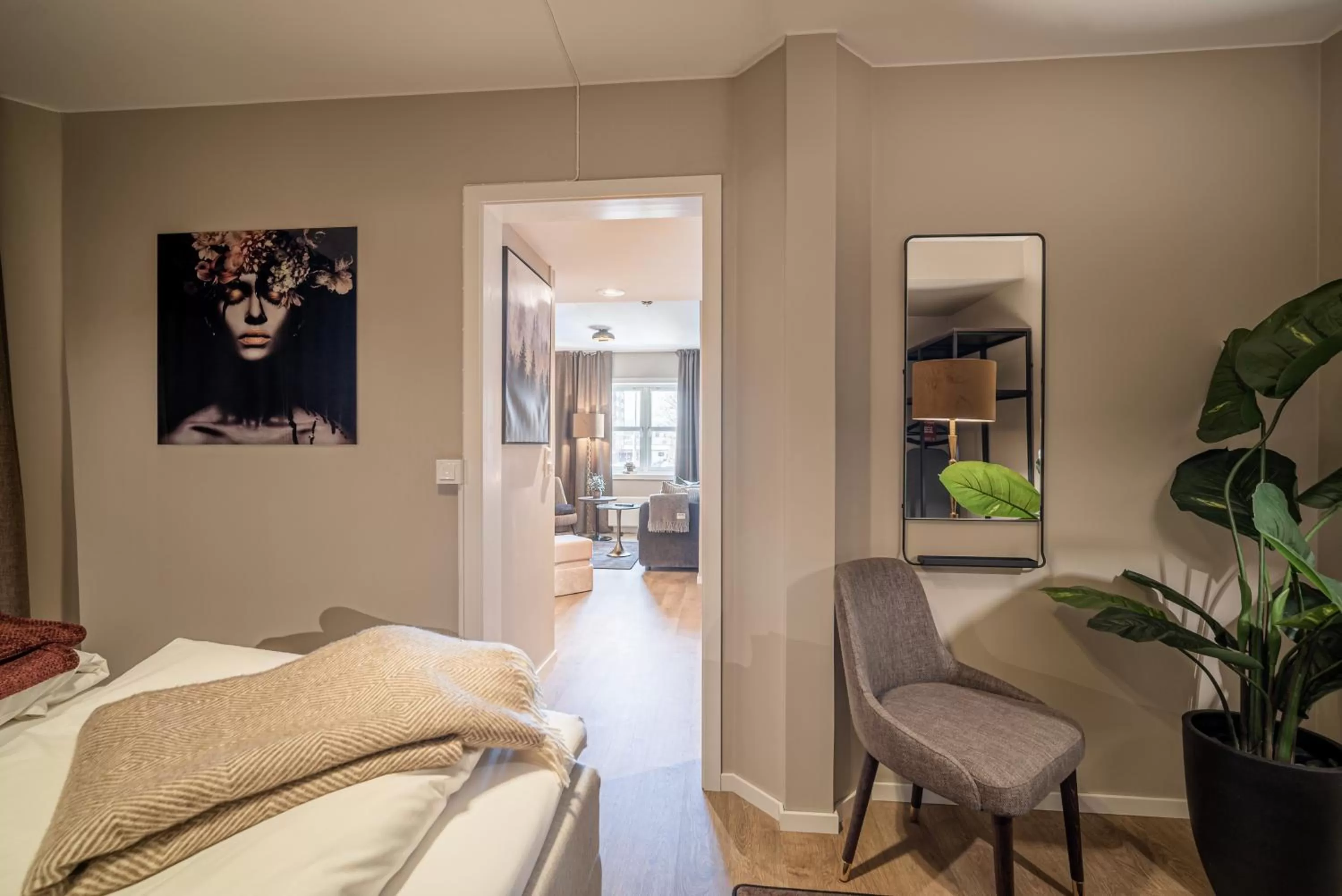 Photo of the whole room, Bed in Aksjemøllen - by Classic Norway Hotels