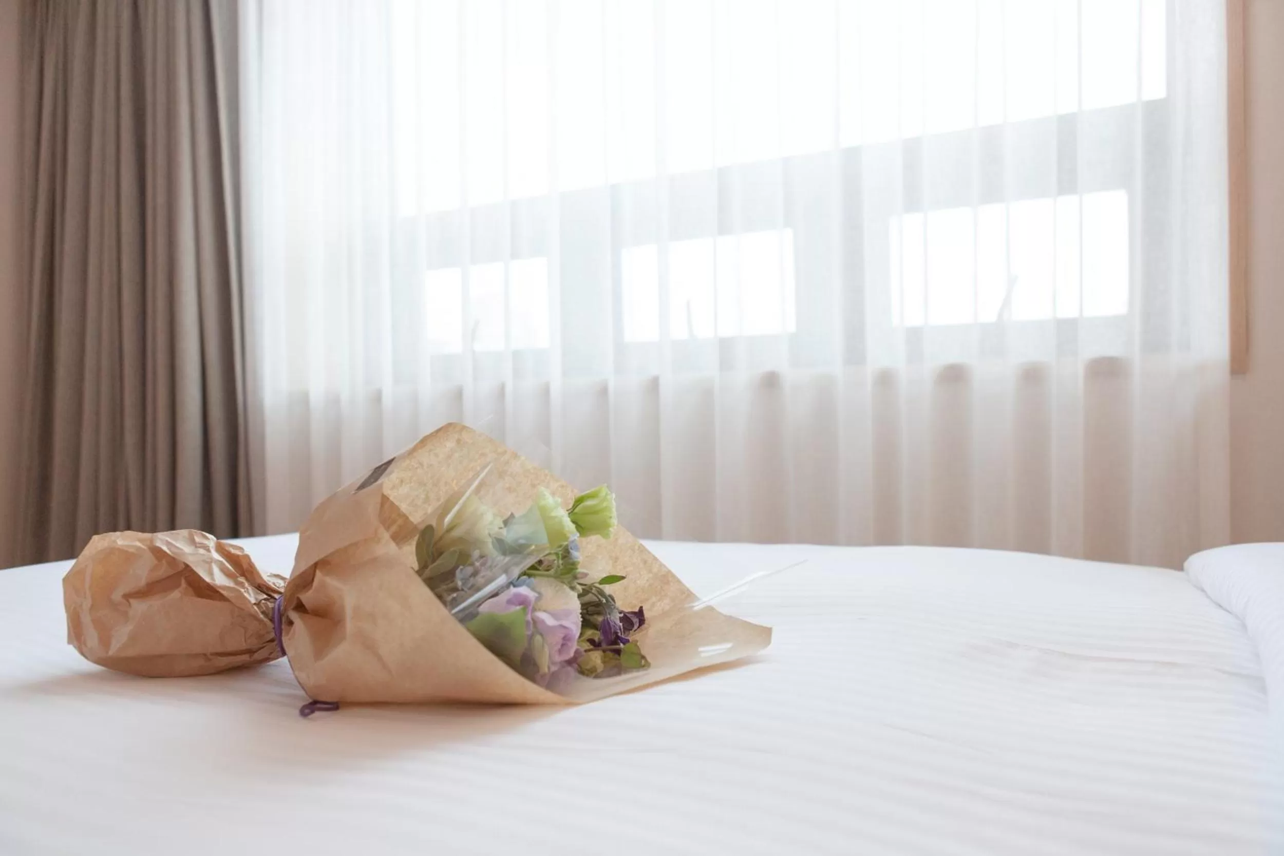 Bed in Acube Hotel Dongdaemun