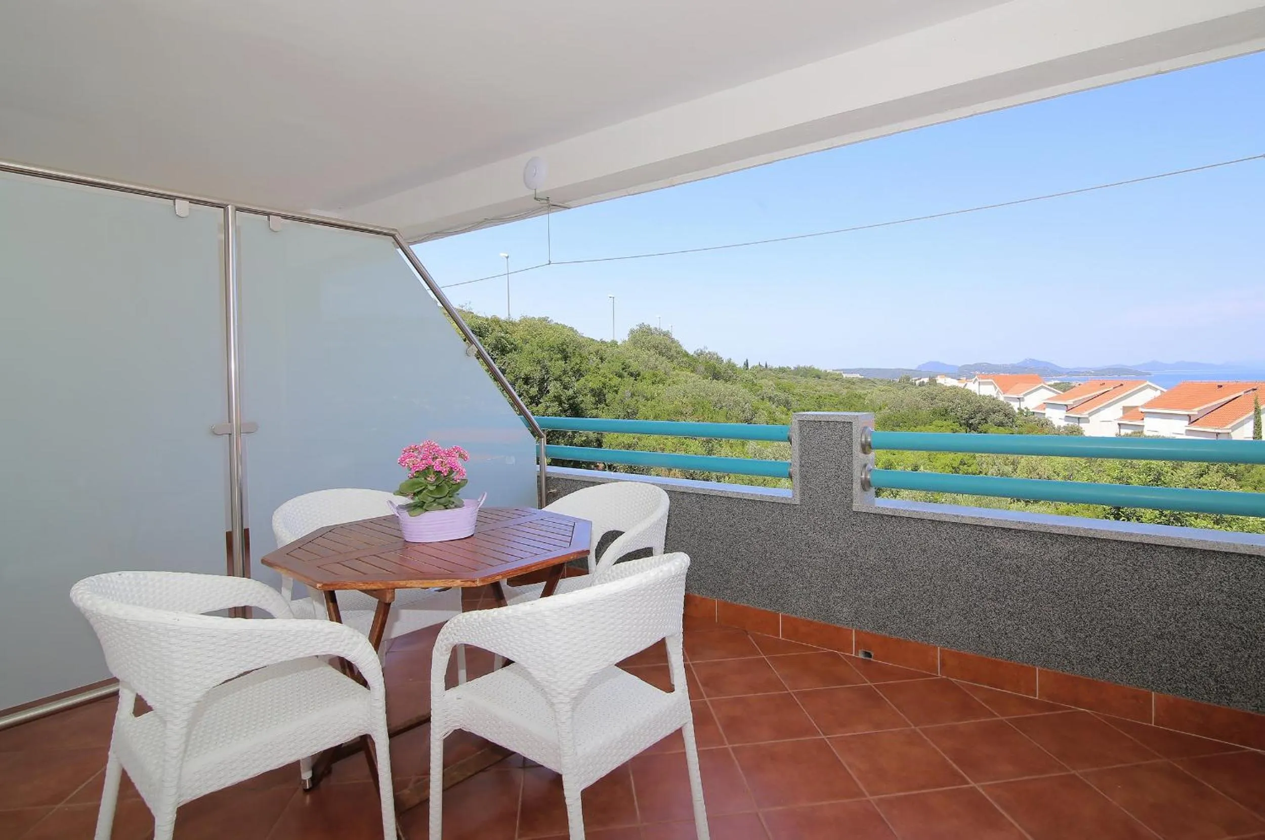 Balcony/Terrace in Villa Antea Apartments with Free Parking
