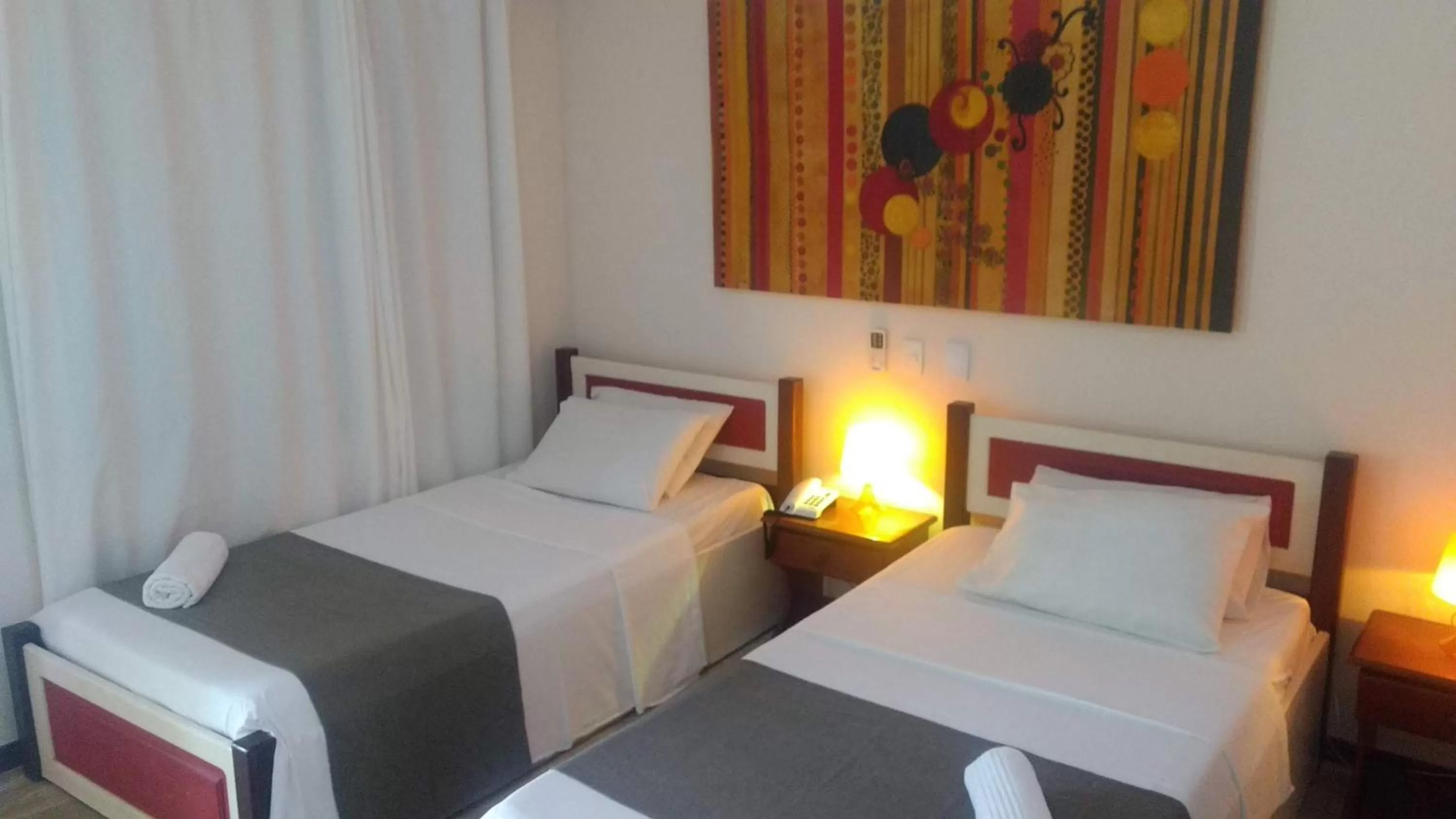 Bed in Hotel Pousada Salvador Paradise