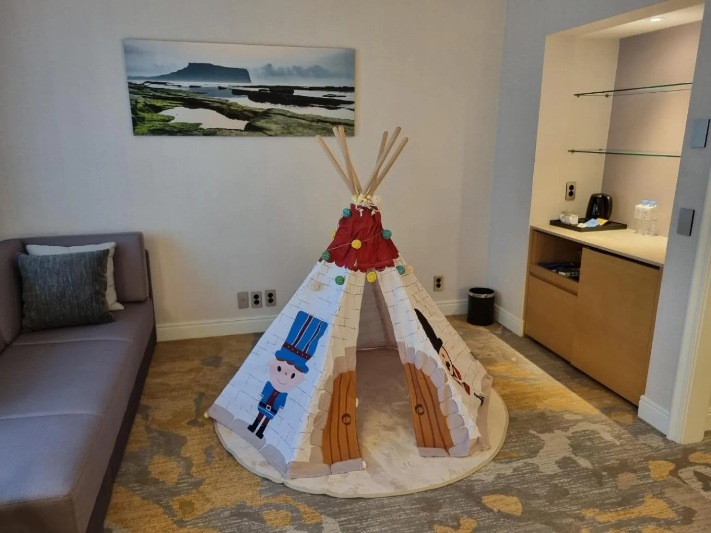 Living room in Jeju Sun Hotel & Casino