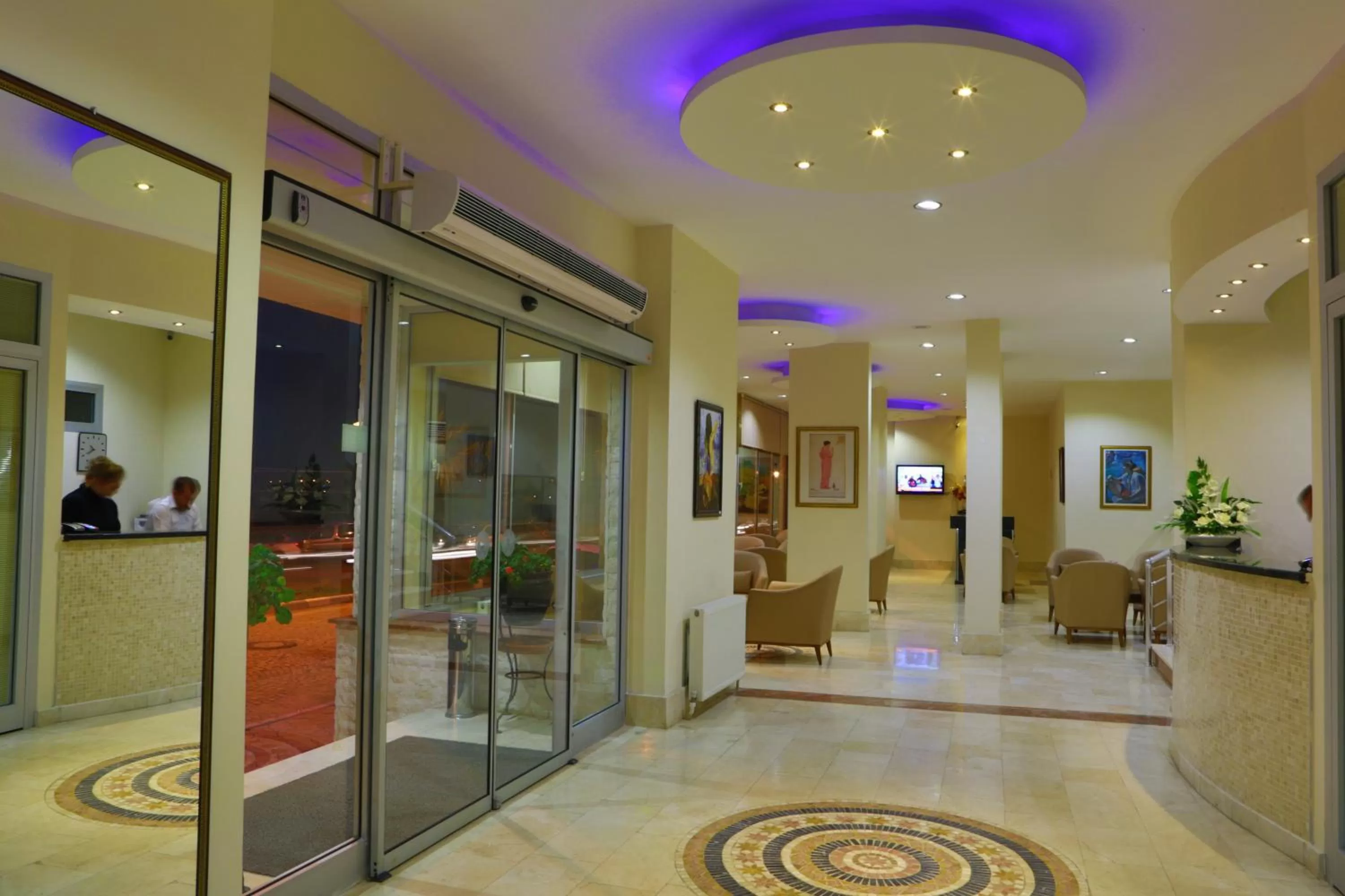 Lobby or reception in Perla Hotel