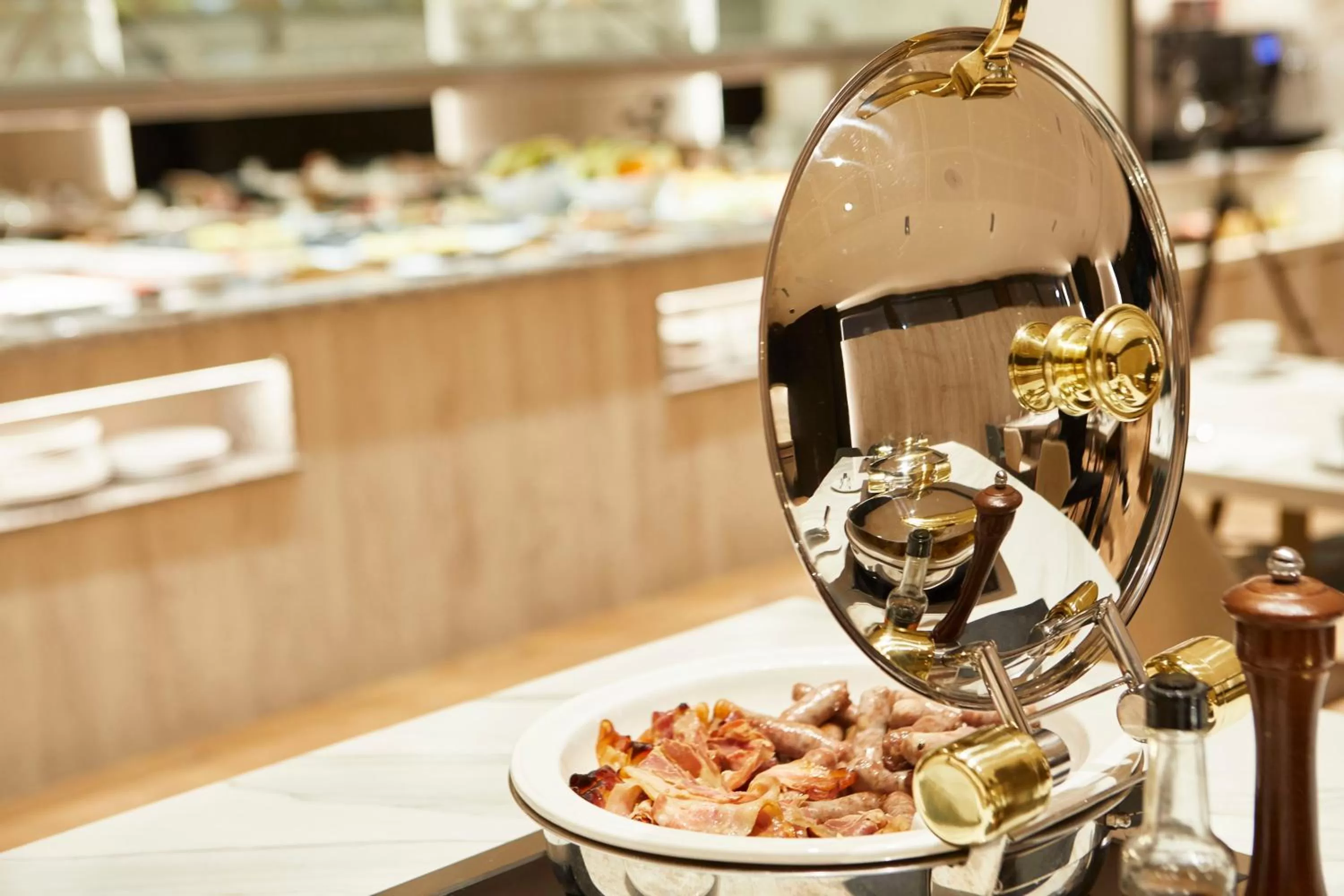 Buffet breakfast in Grand Plaza Hotel & Wellness