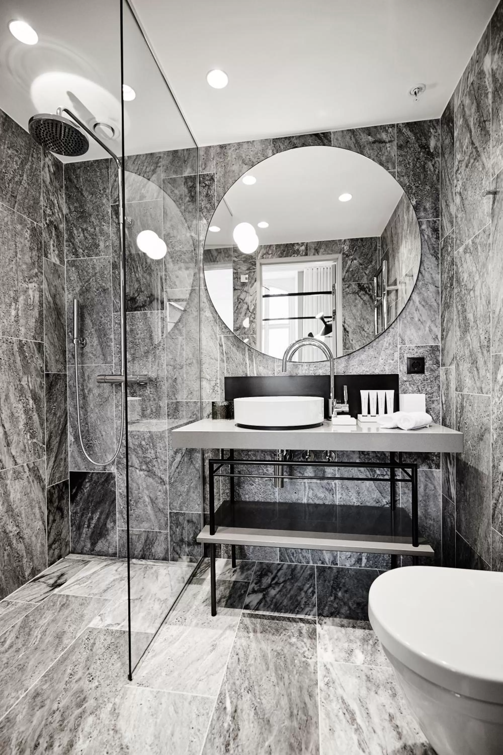 Shower in Nobis Hotel Copenhagen, a Member of Design Hotels