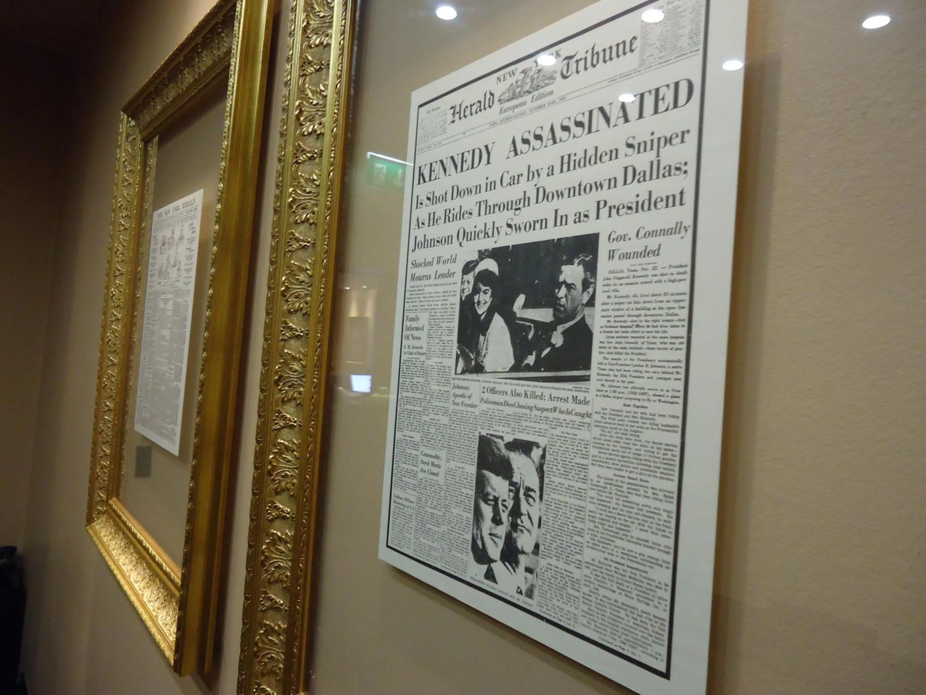 Decorative detail in Hotel Concorde