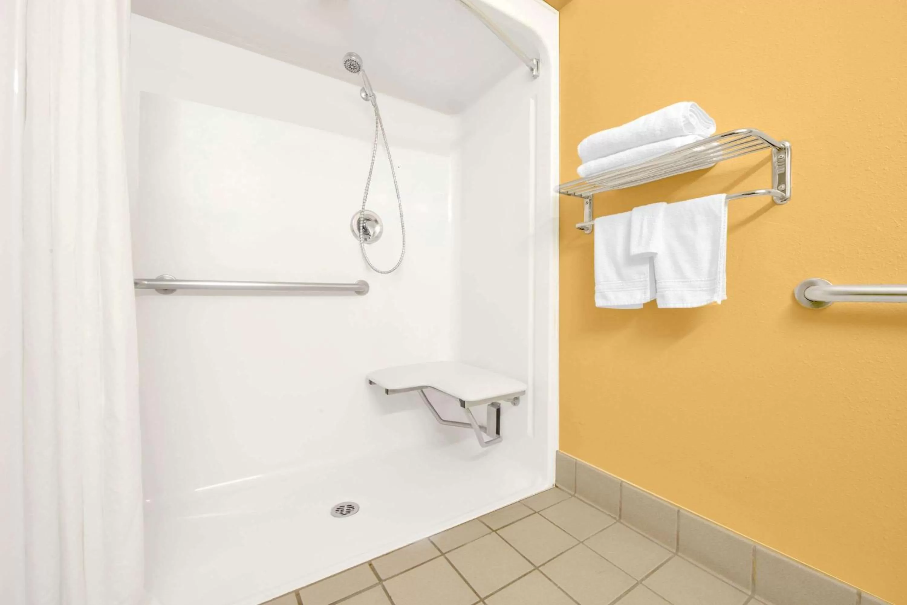 Shower in Microtel Inn & Suites by Wyndham Amarillo