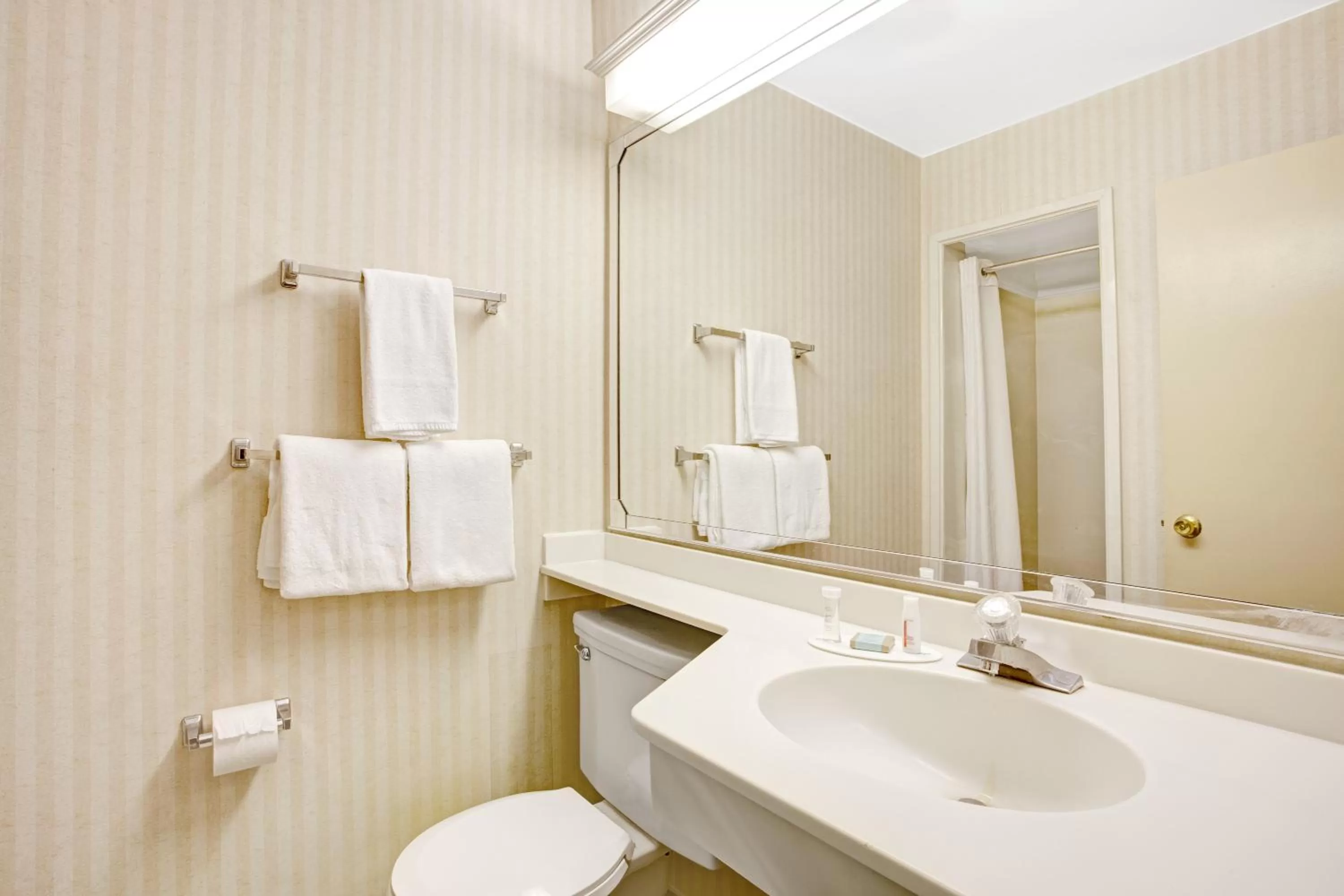 Bathroom in Travelodge by Wyndham Seattle By The Space Needle