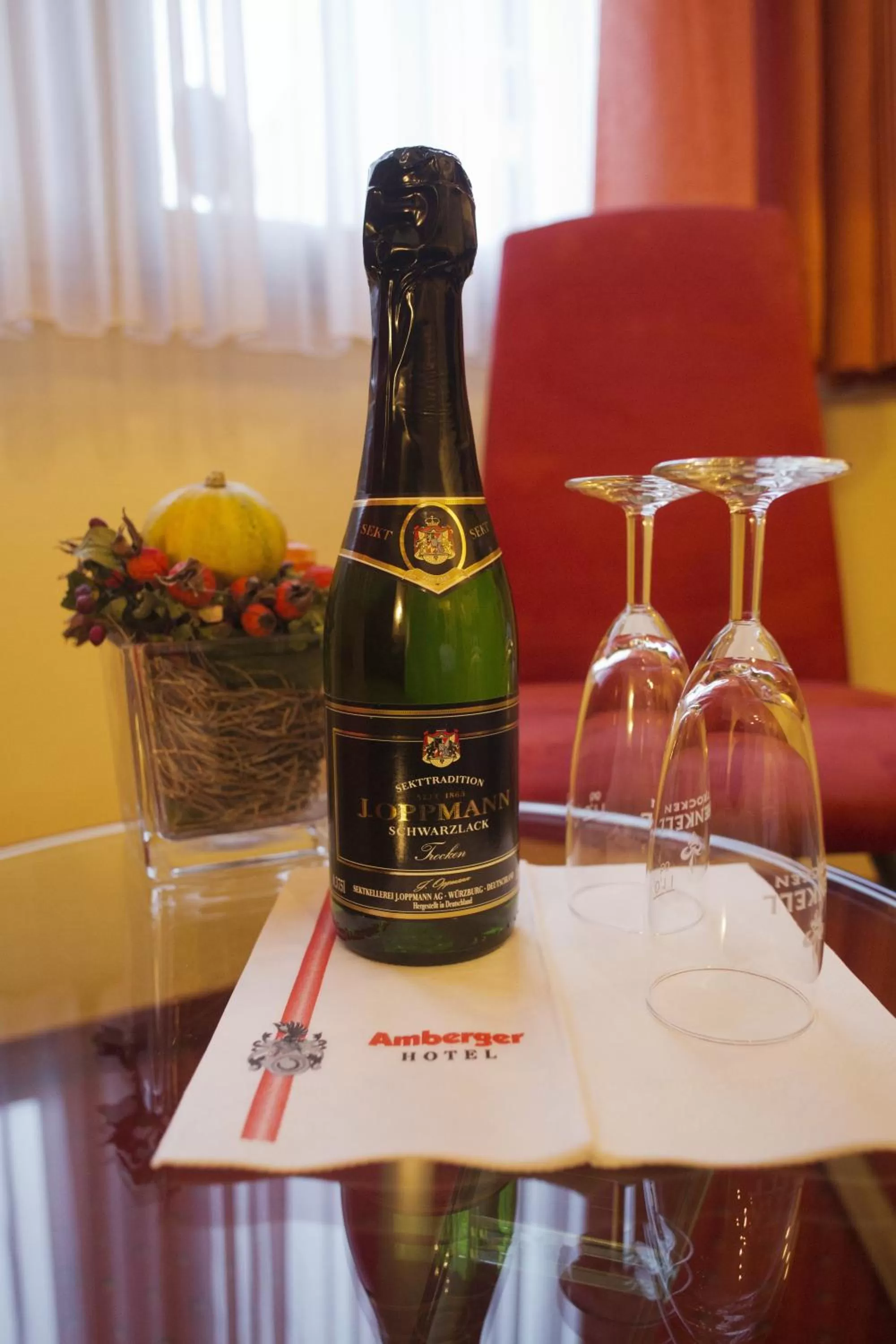 Alcoholic drinks in TOP Hotel Amberger