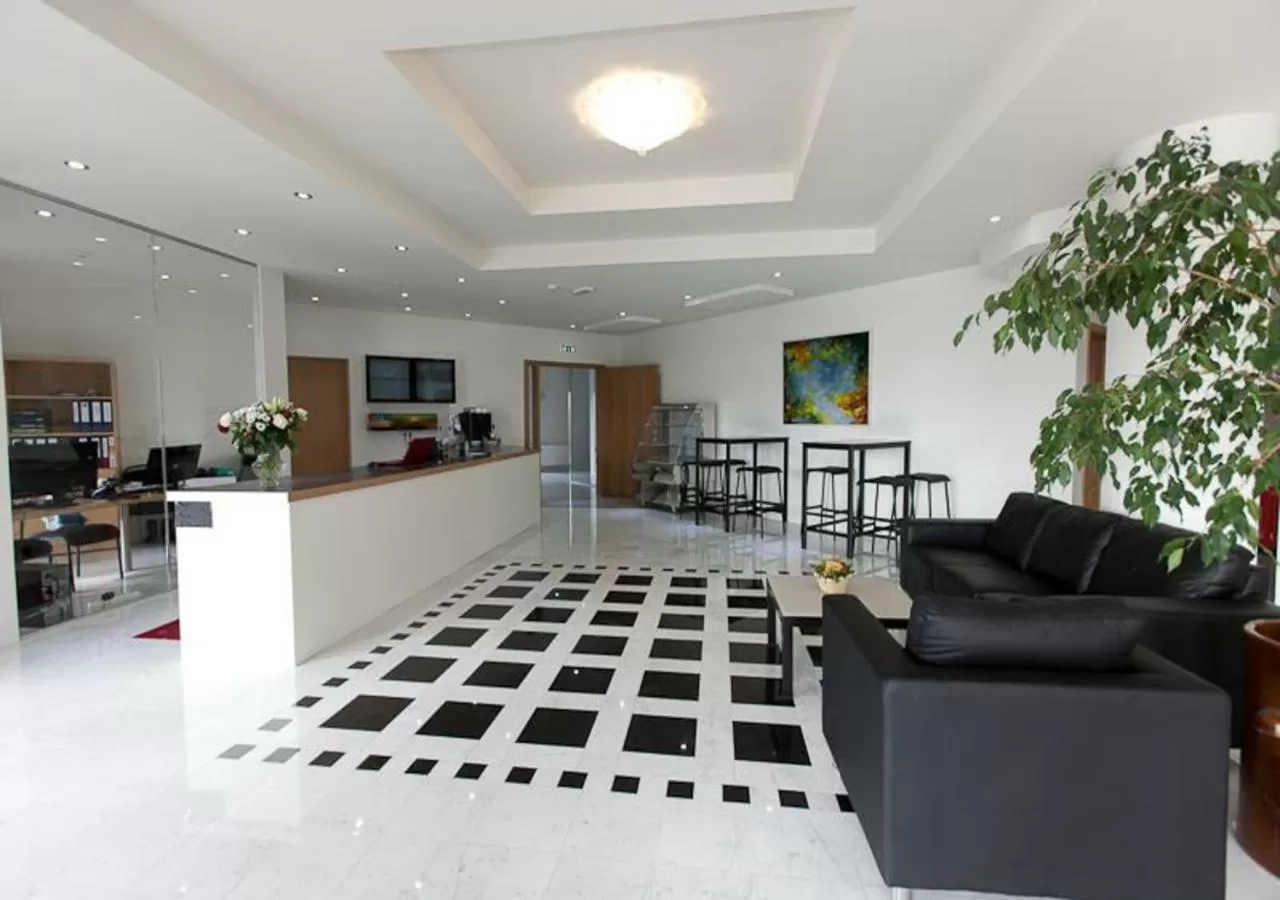 Lobby or reception in Aurora Hotel at Reykjavik-Keflavik Airport Terminal KEF