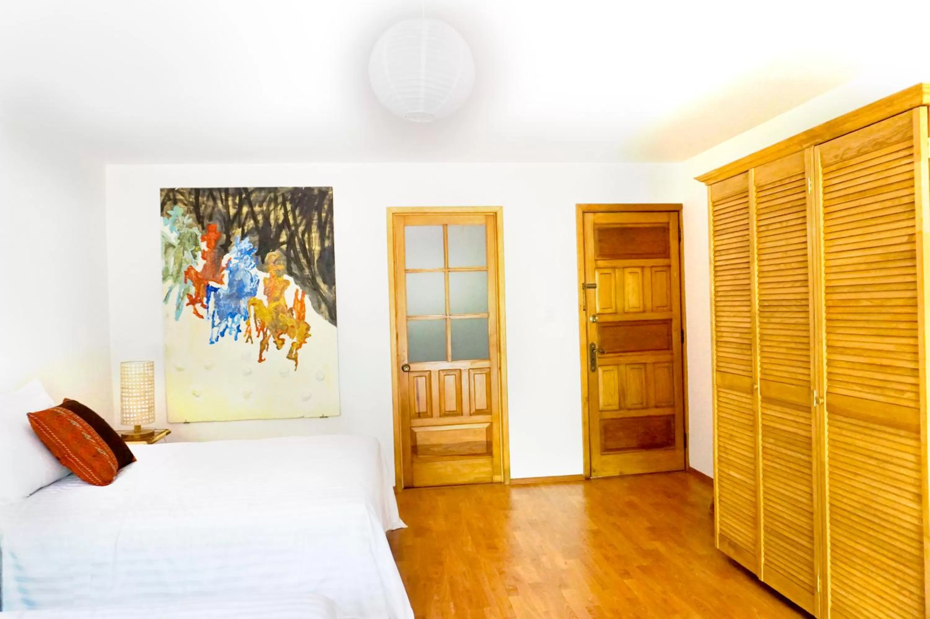 Decorative detail, Bed in Casa Jacinta Guest House