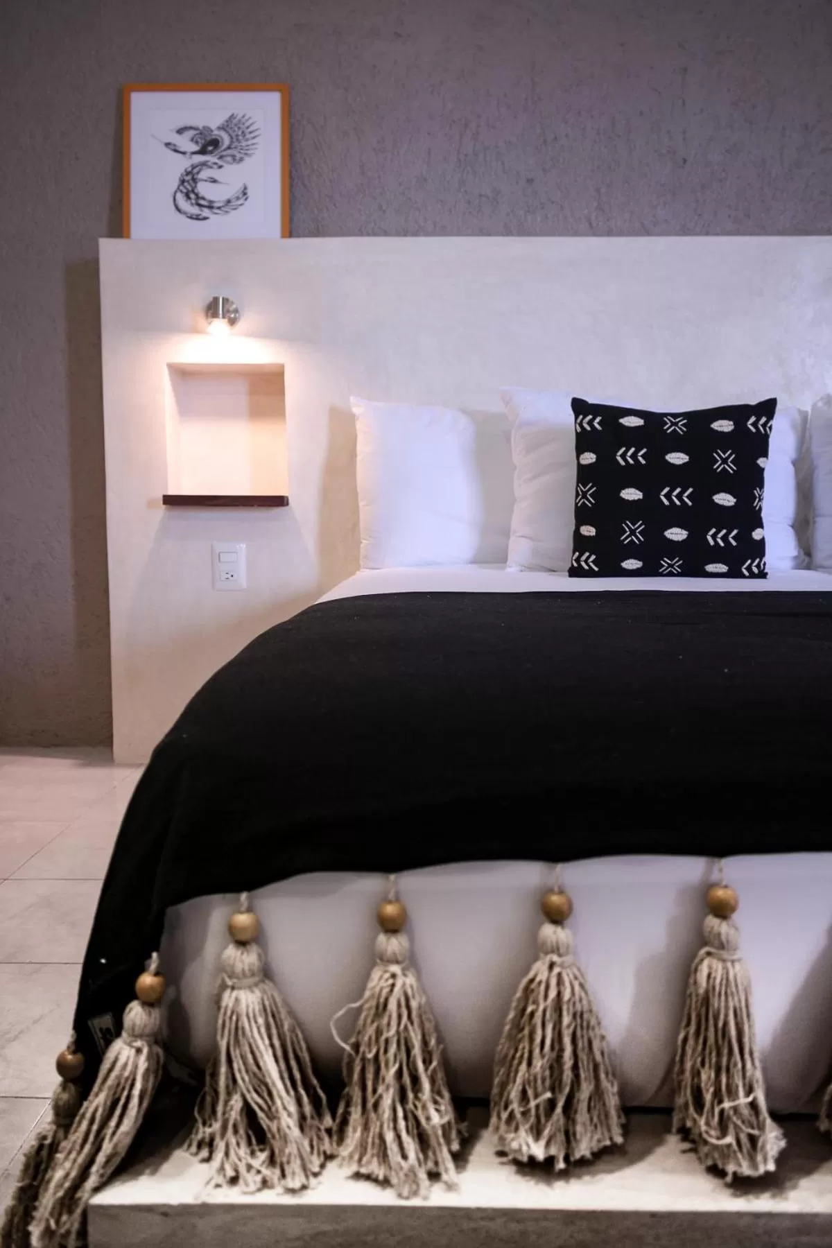 Bed in Aruma Art House Hotel Boutique