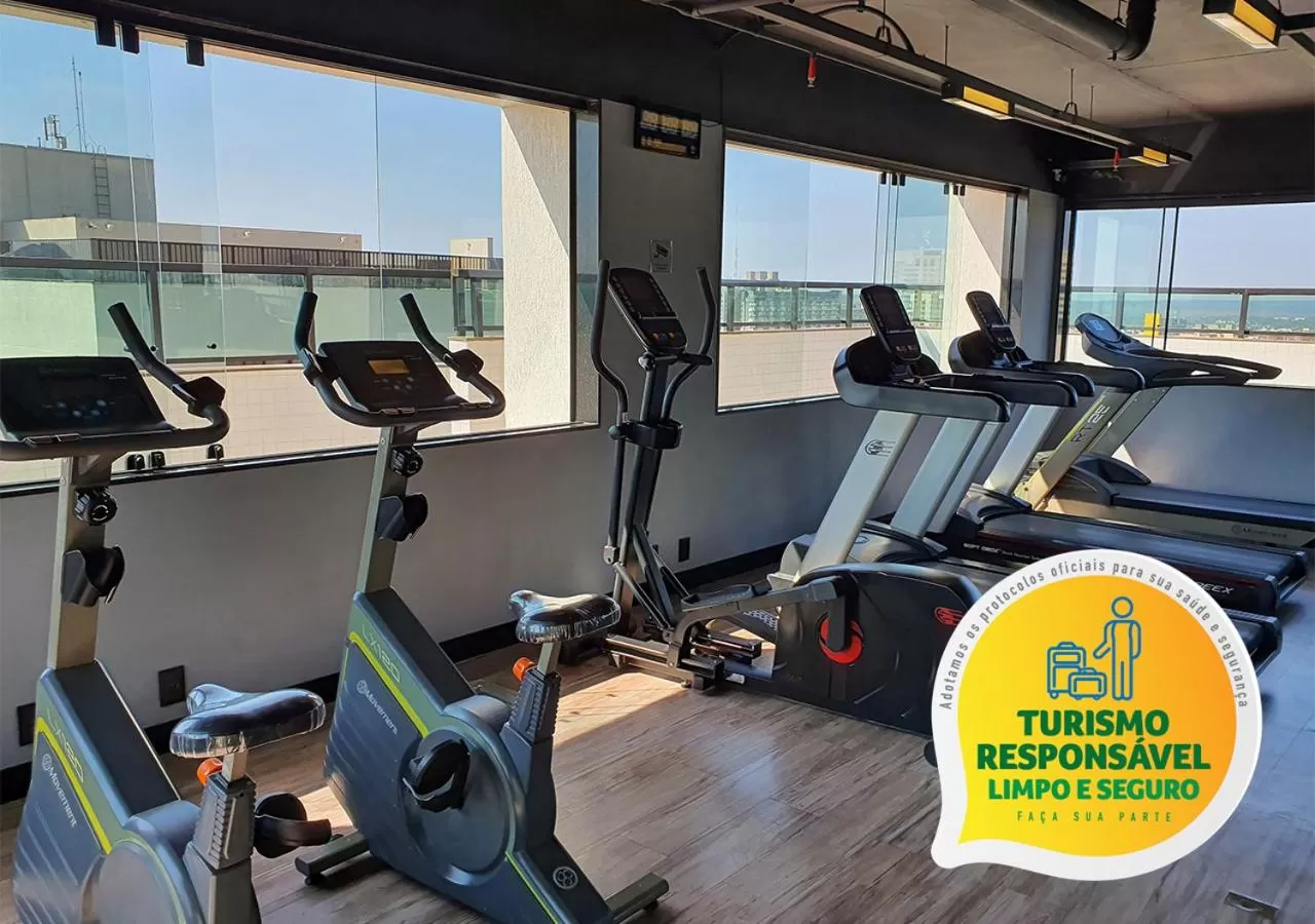 Fitness centre/facilities in Lets Idea Brasília Hotel