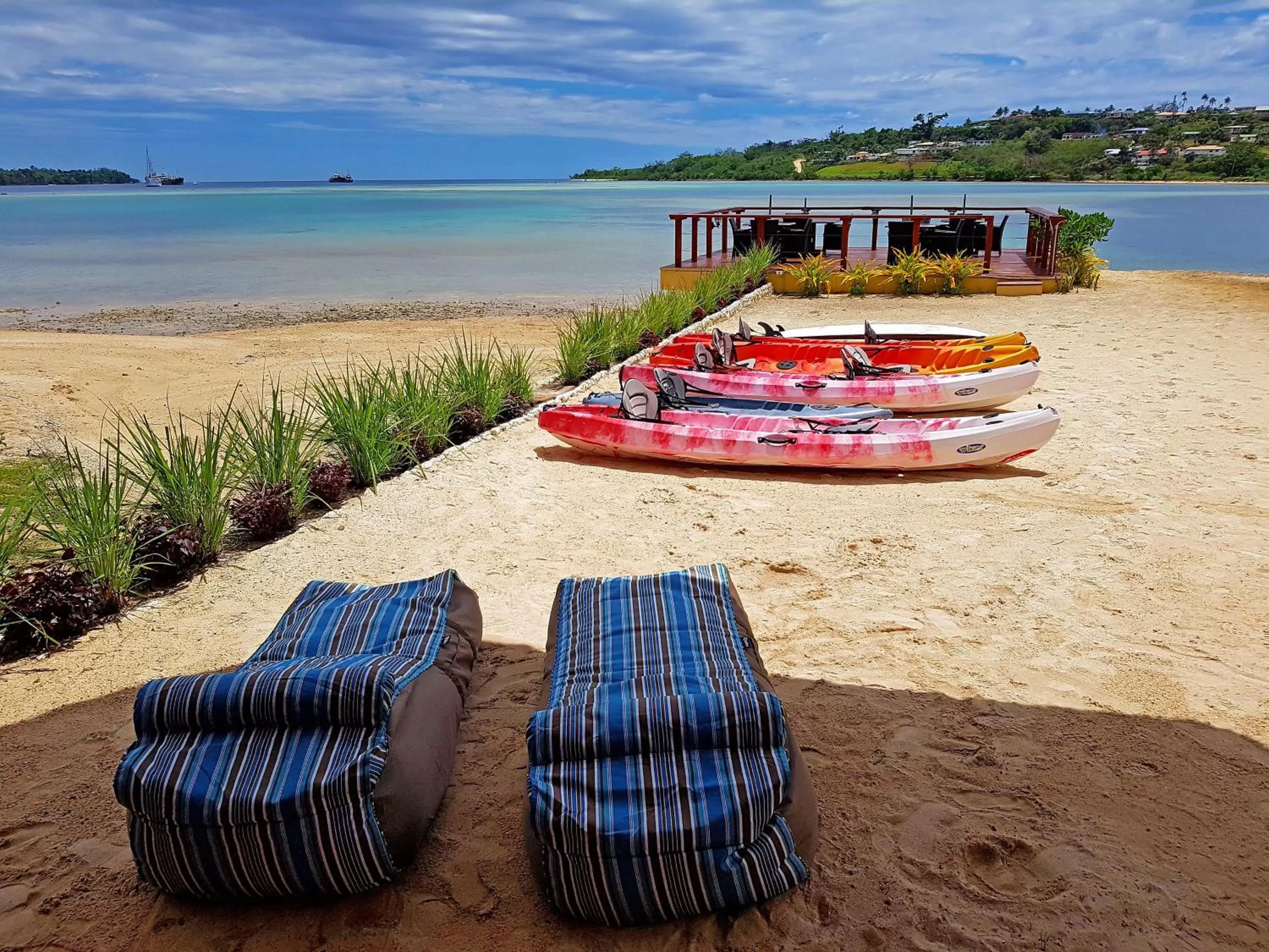 Beach in Moorings Hotel