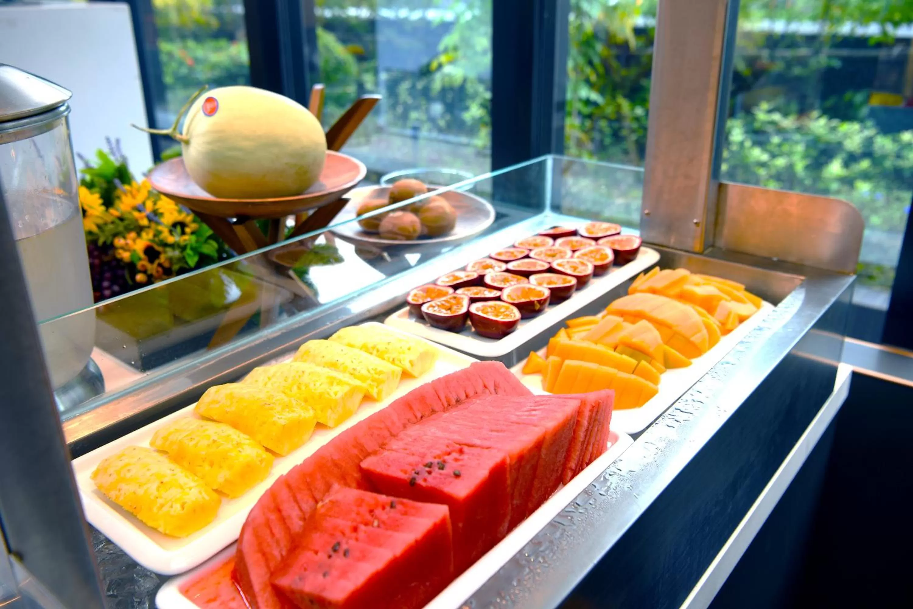 Buffet breakfast in Hotel Gracery Taipei
