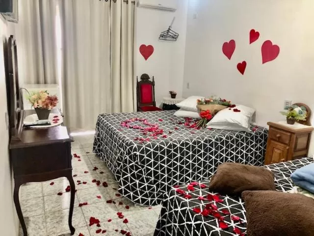 Bed in Pousada Alvorada Brotas - e agendamento das atividades turísticas