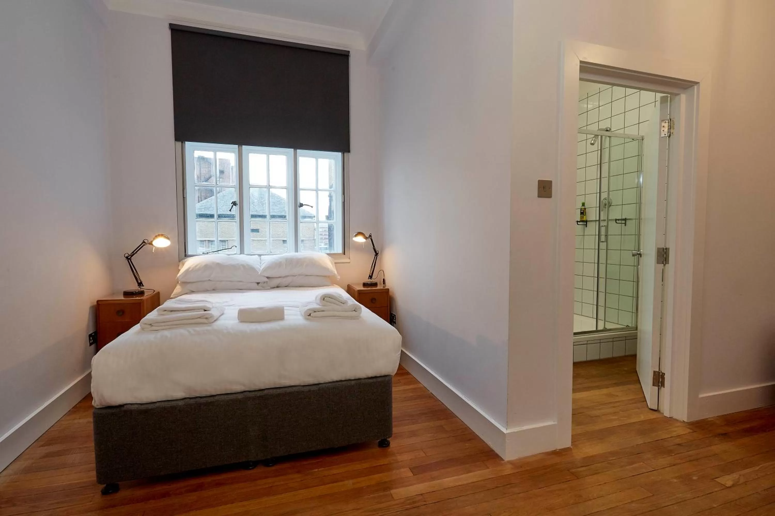 Bedroom, Bed in Green Rooms