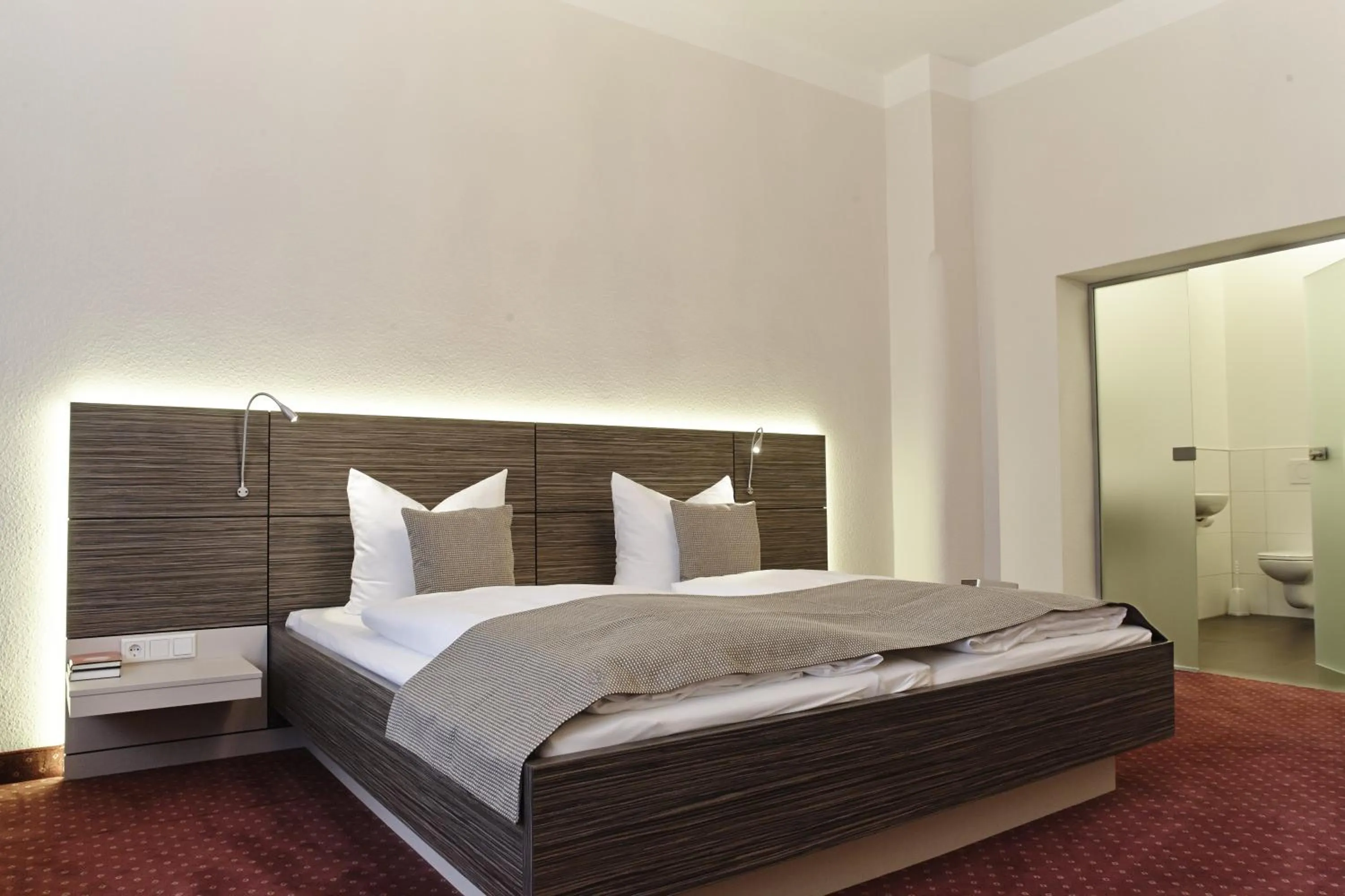 Bed in Hotel Prinzregent