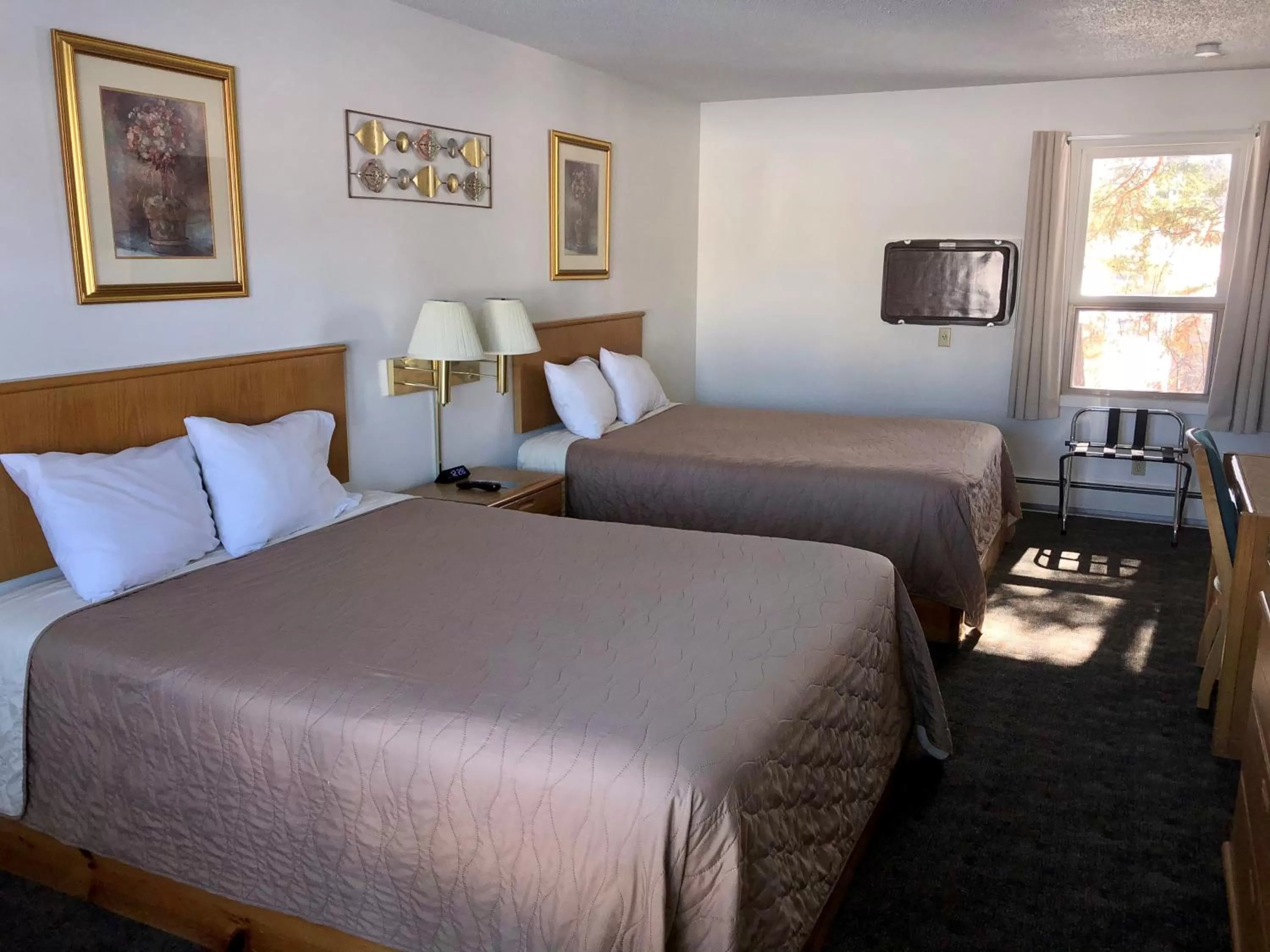 Bed in Budget Host Inn