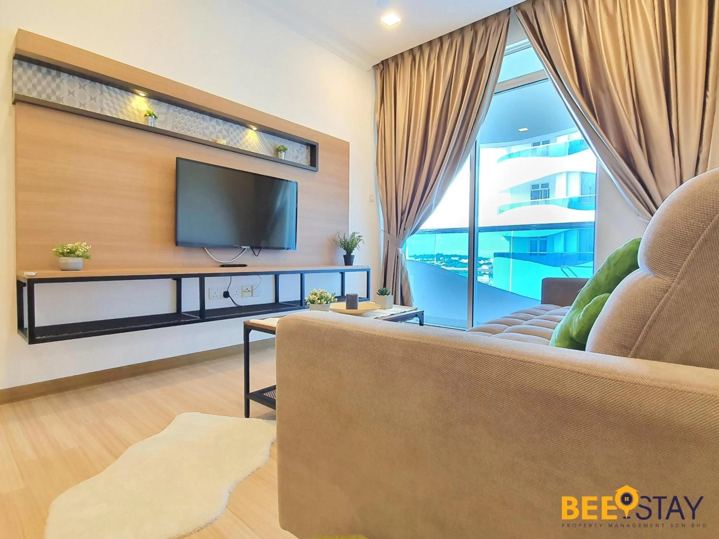 Seating Area in The Wave Suites Melaka by BEESTAY