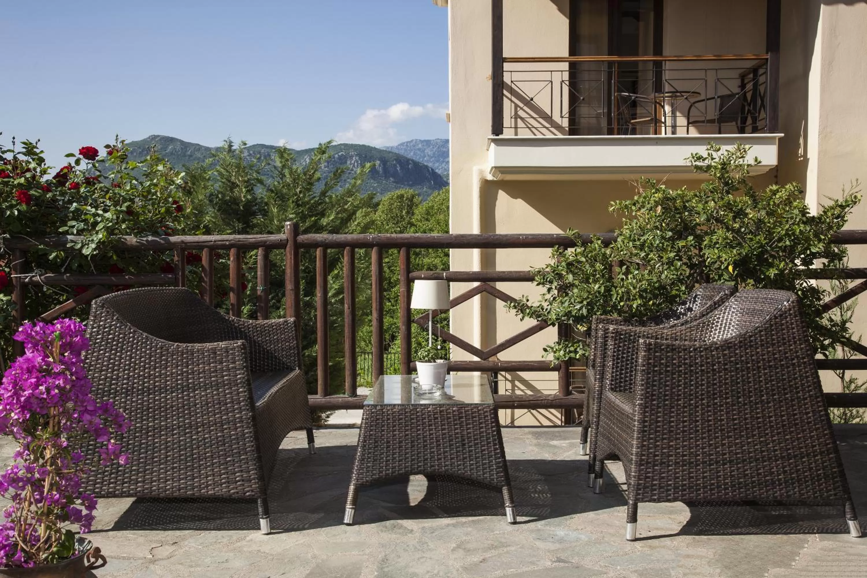 Garden in Hotel Meteoritis