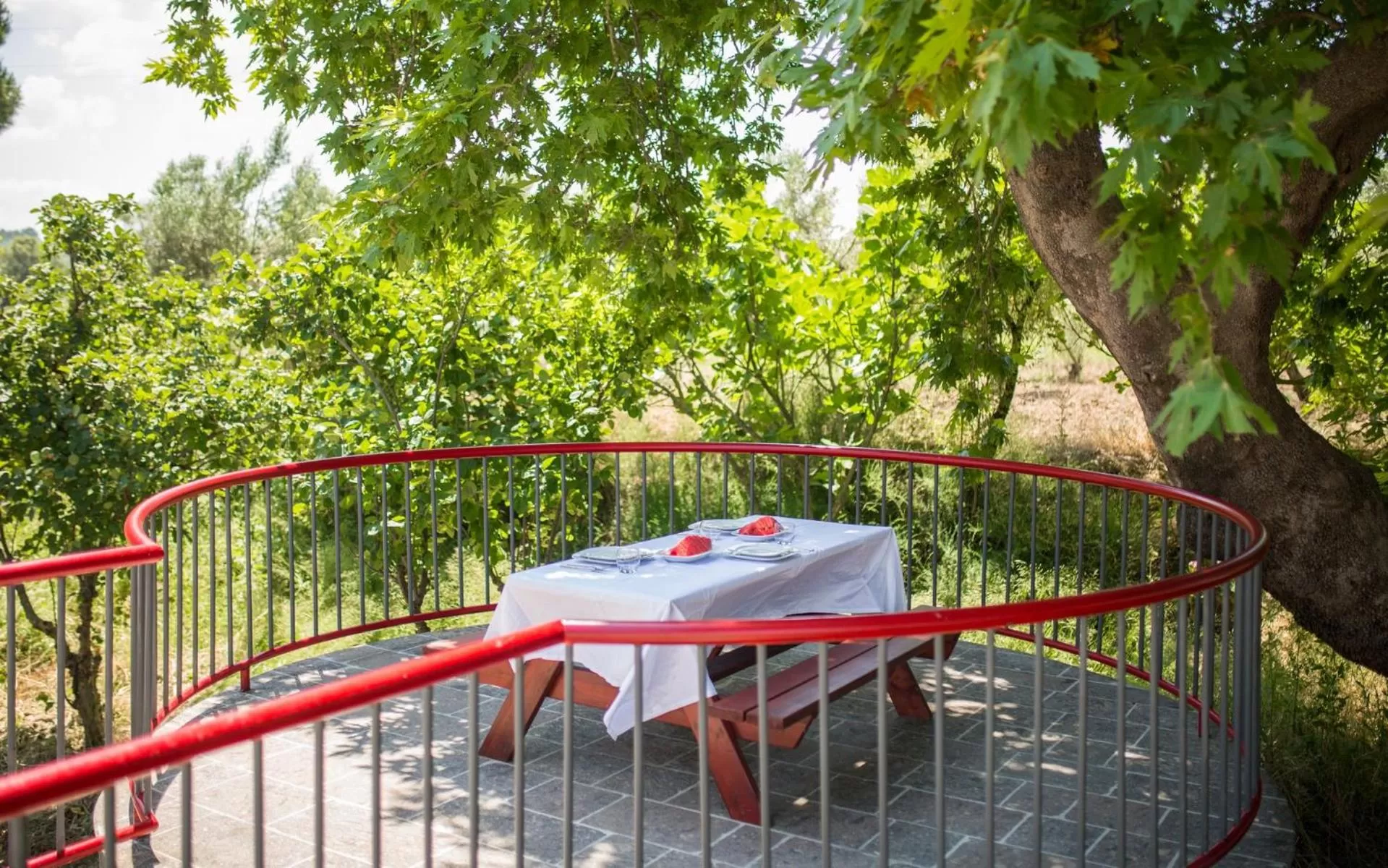 Patio in Helen Troya Hotel Geyikli