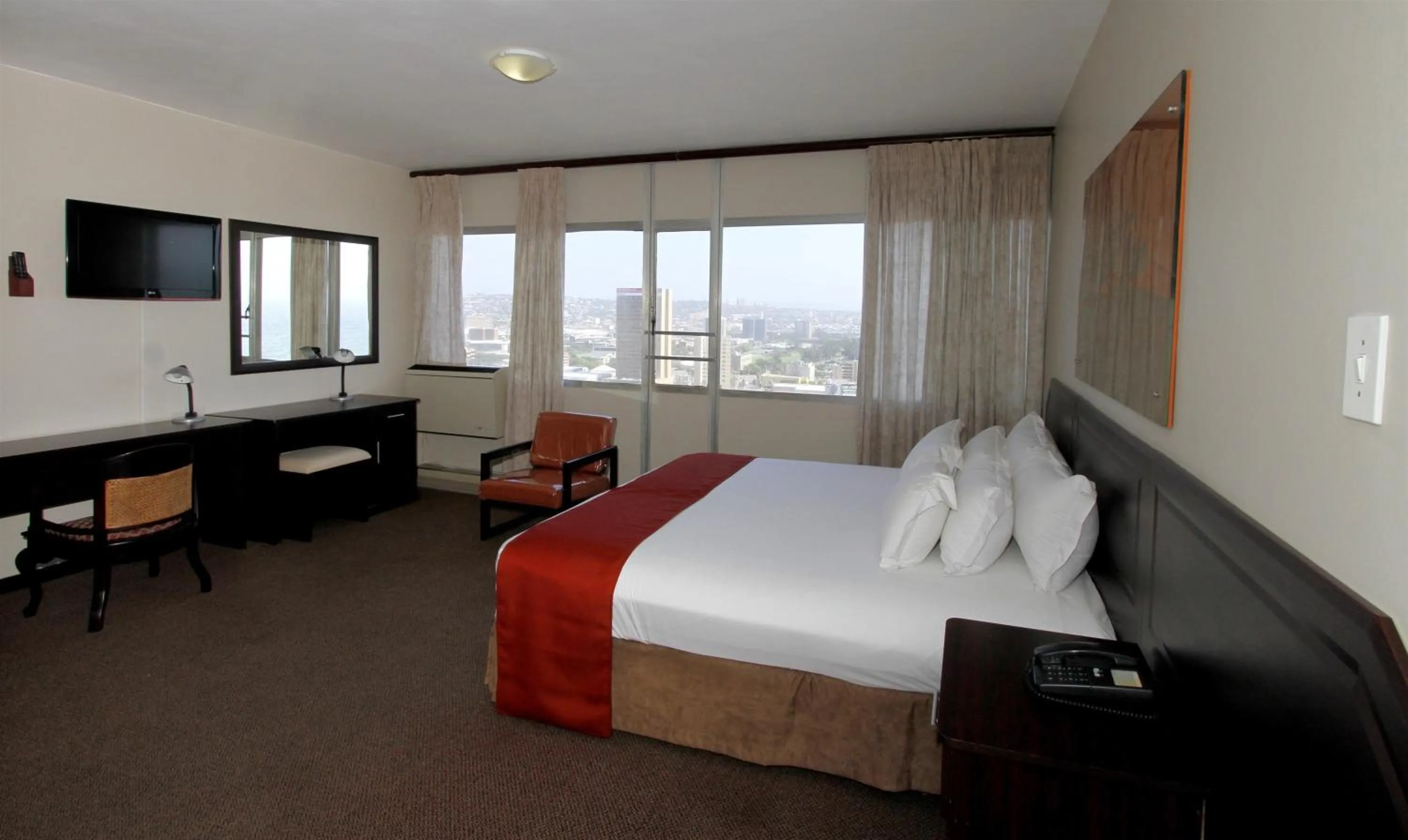 Bedroom, Bed in Coastlands Durban Self Catering Holiday Apartments