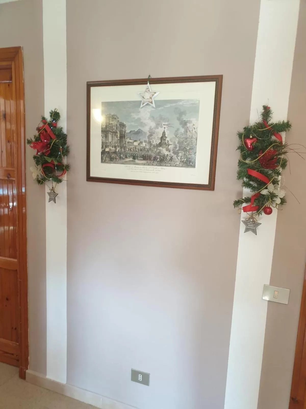 Decorative detail in VILLA MARTA a due passi dalla clinica ortopedica Rizzoli e da Villa Santa Teresa