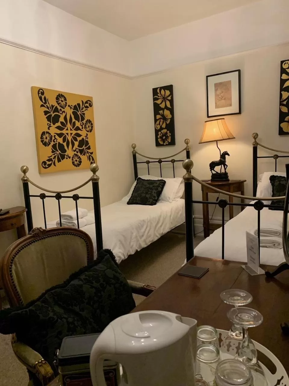 Bedroom, Bed in Gothic House