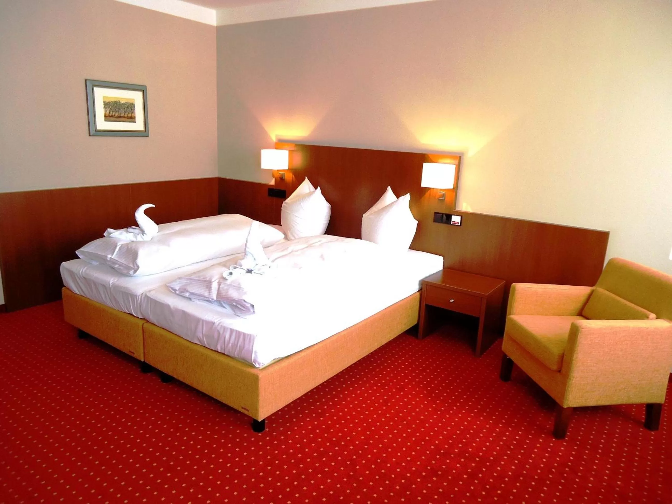 Photo of the whole room, Bed in Hotel Gasthof Posthalter