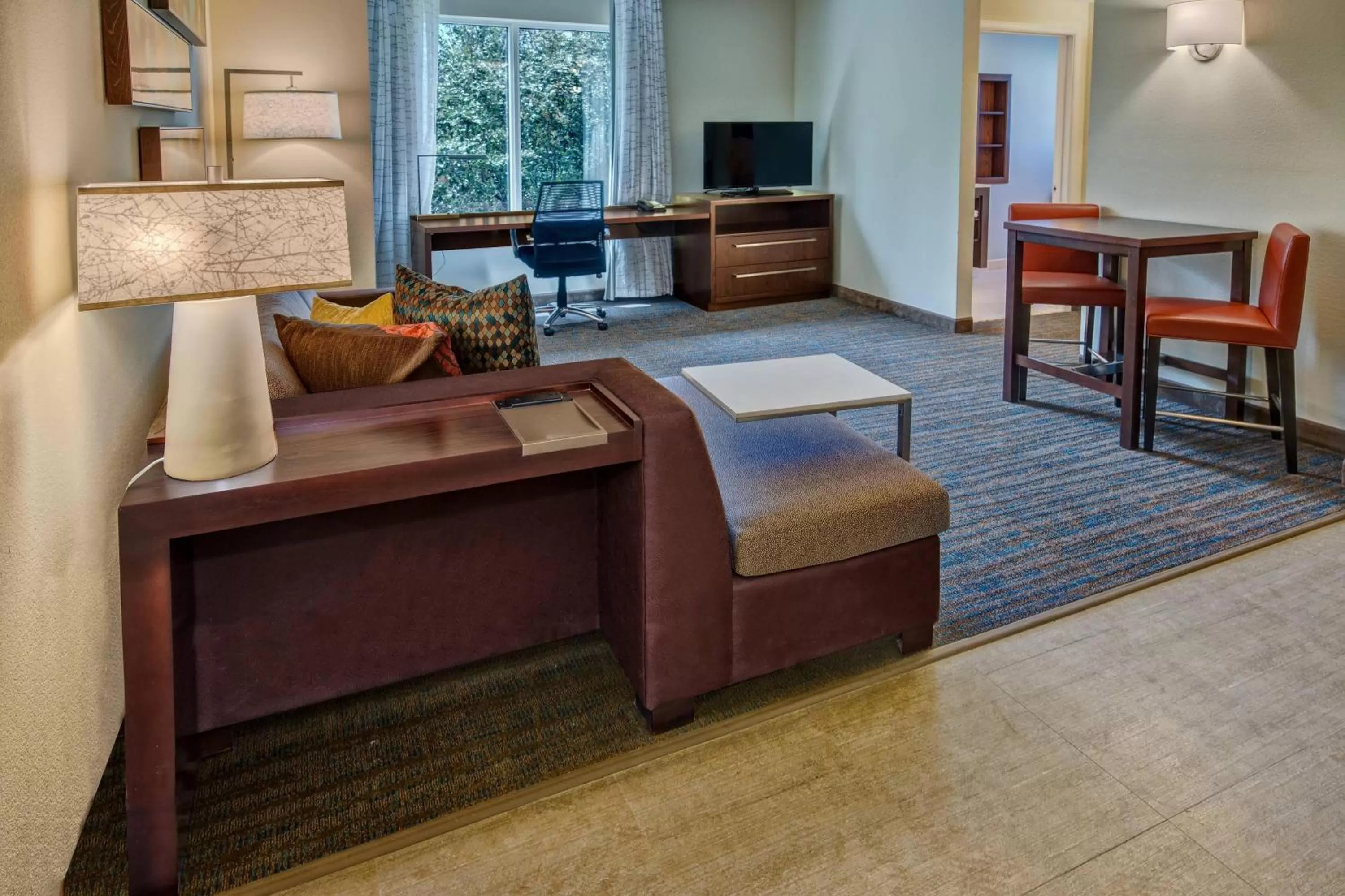 One-Bedroom King Suite with Sofa Bed and Roll-in Shower - Mobility Accessible in Residence Inn Fort Lauderdale Pompano Beach Central