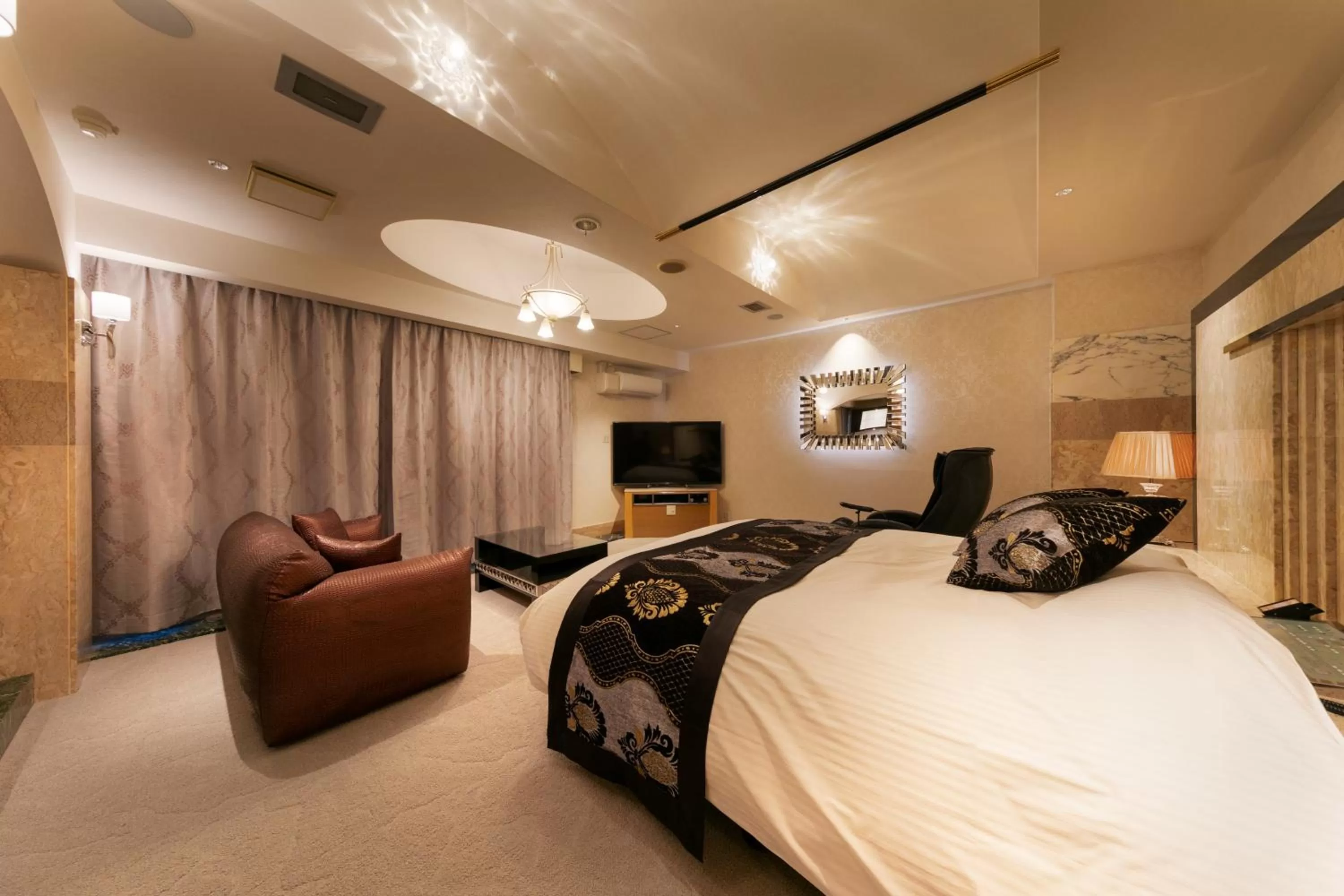 Bed in Hotel Eldia Luxury Kobe (Adult Only)