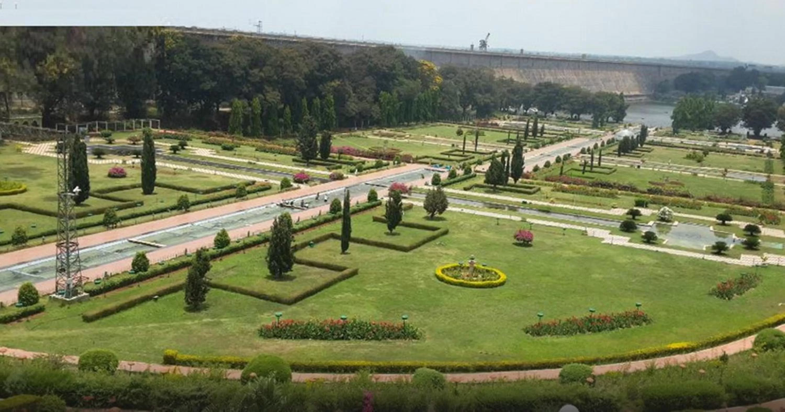 Garden in Royal Orchid Brindavan Garden Mysore
