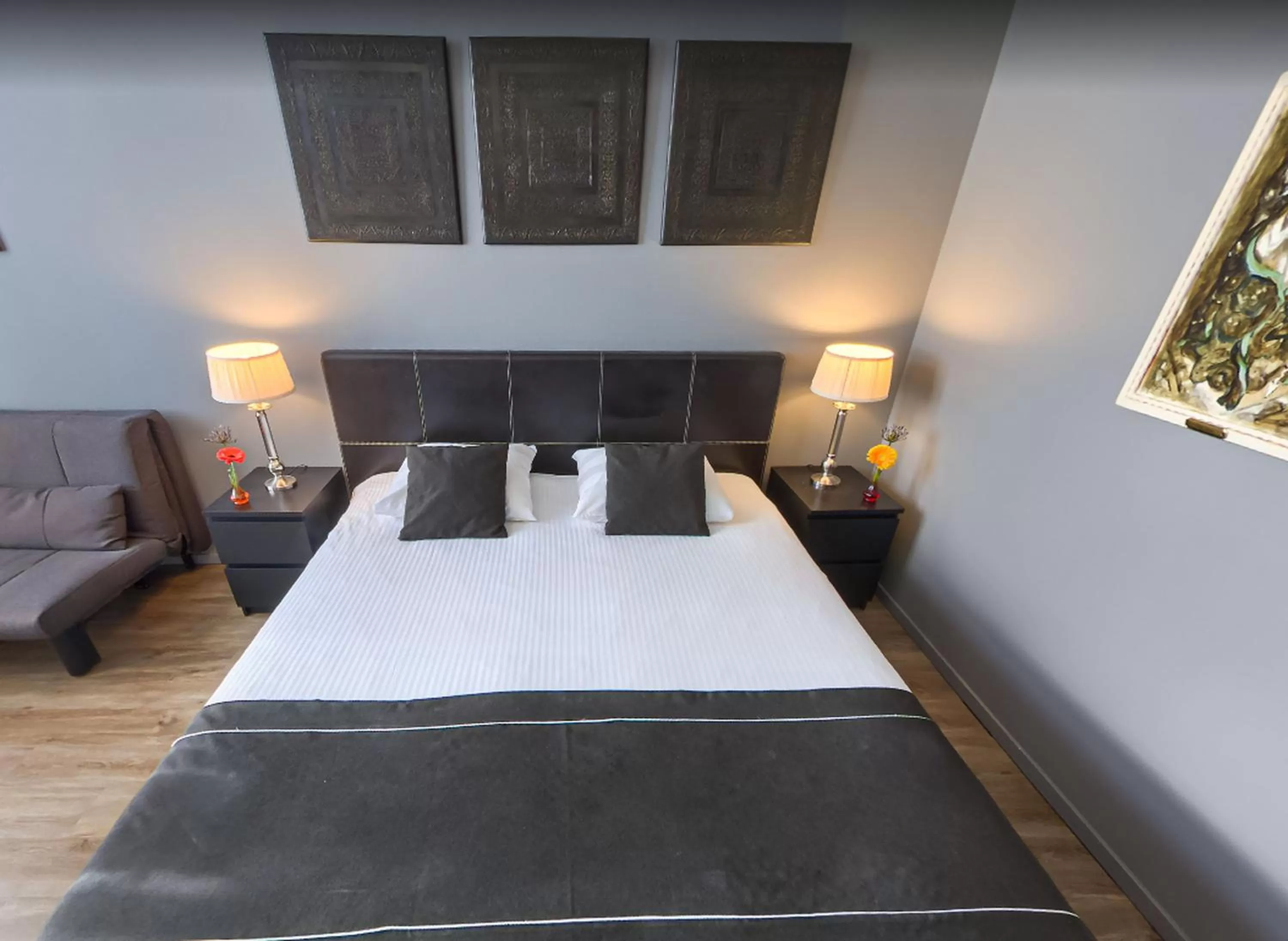 Bedroom, Bed in Boutique Hotel Chariot - Amsterdam Schiphol Airport