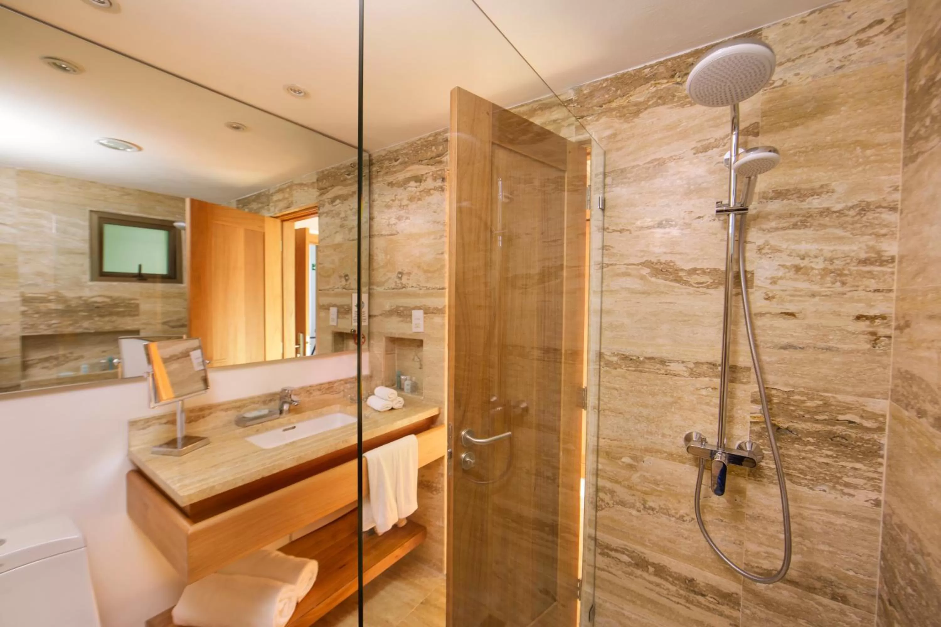 Shower in Viva V Samana by Wyndham, A Trademark Adults All Inclusive