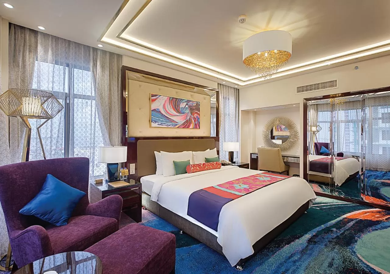 Photo of the whole room, Bed in NagaWorld Hotel & Entertainment Complex