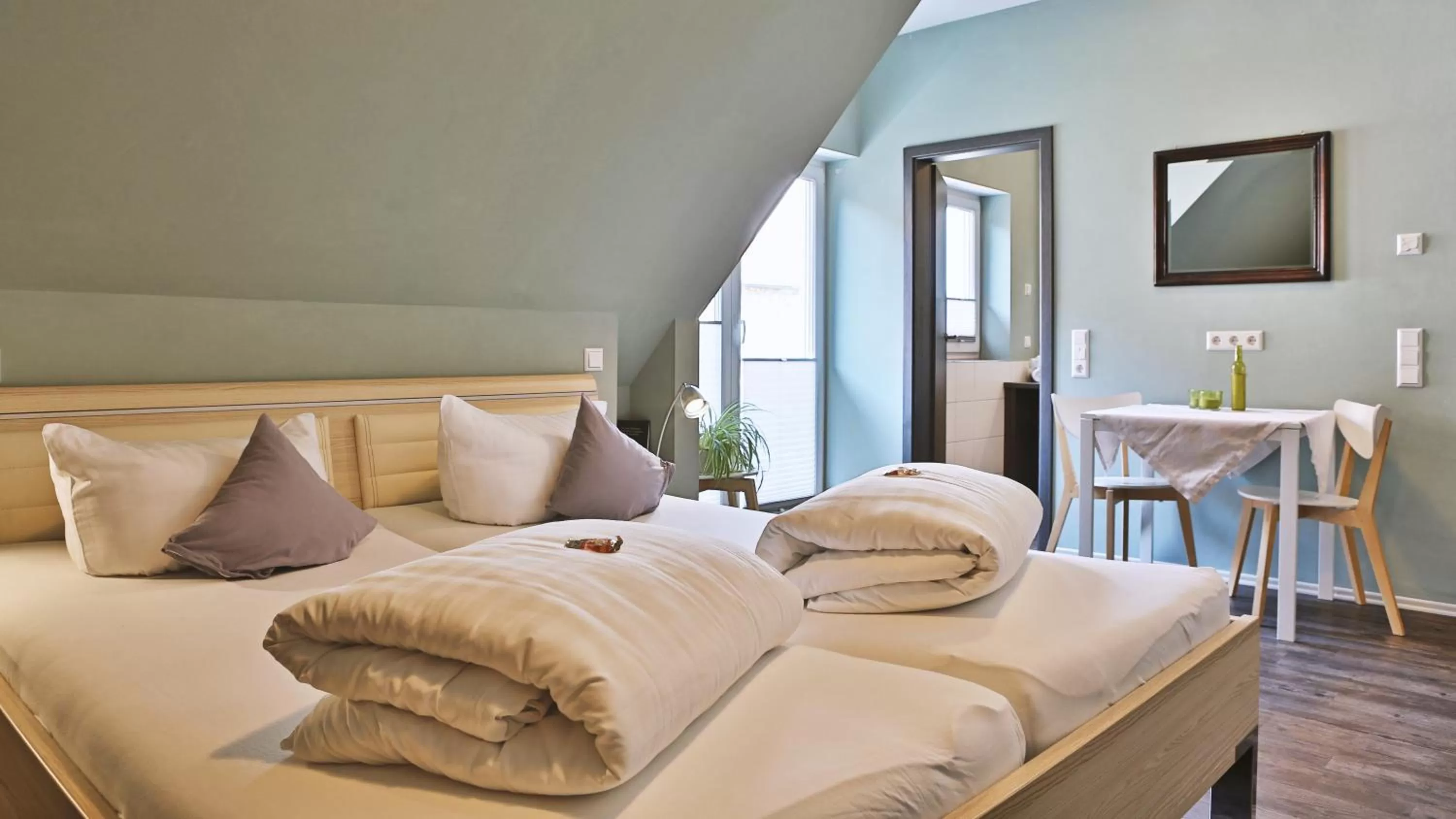 Bed in Burgers Hotel