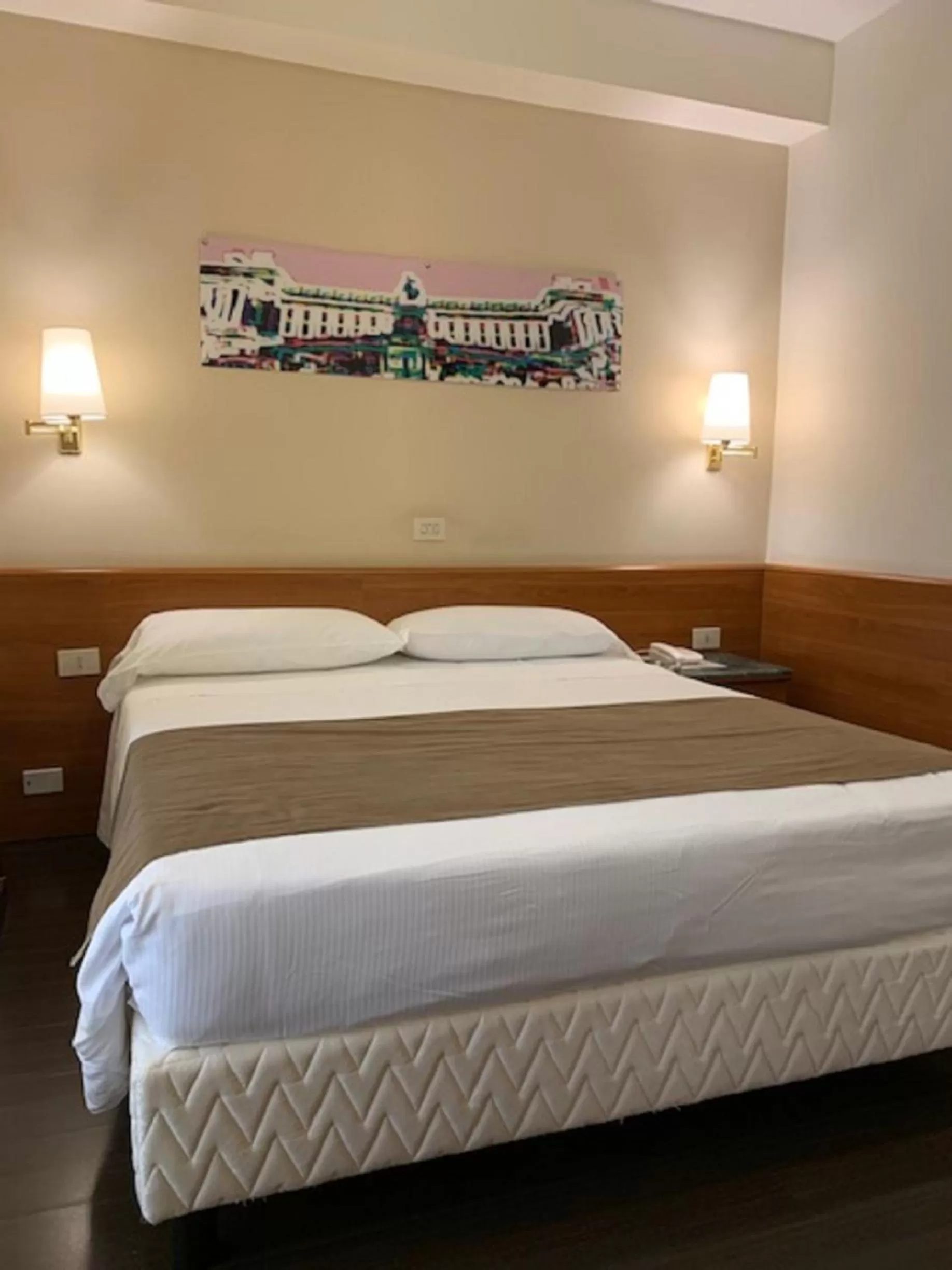 Bed in Hotel Sisto V