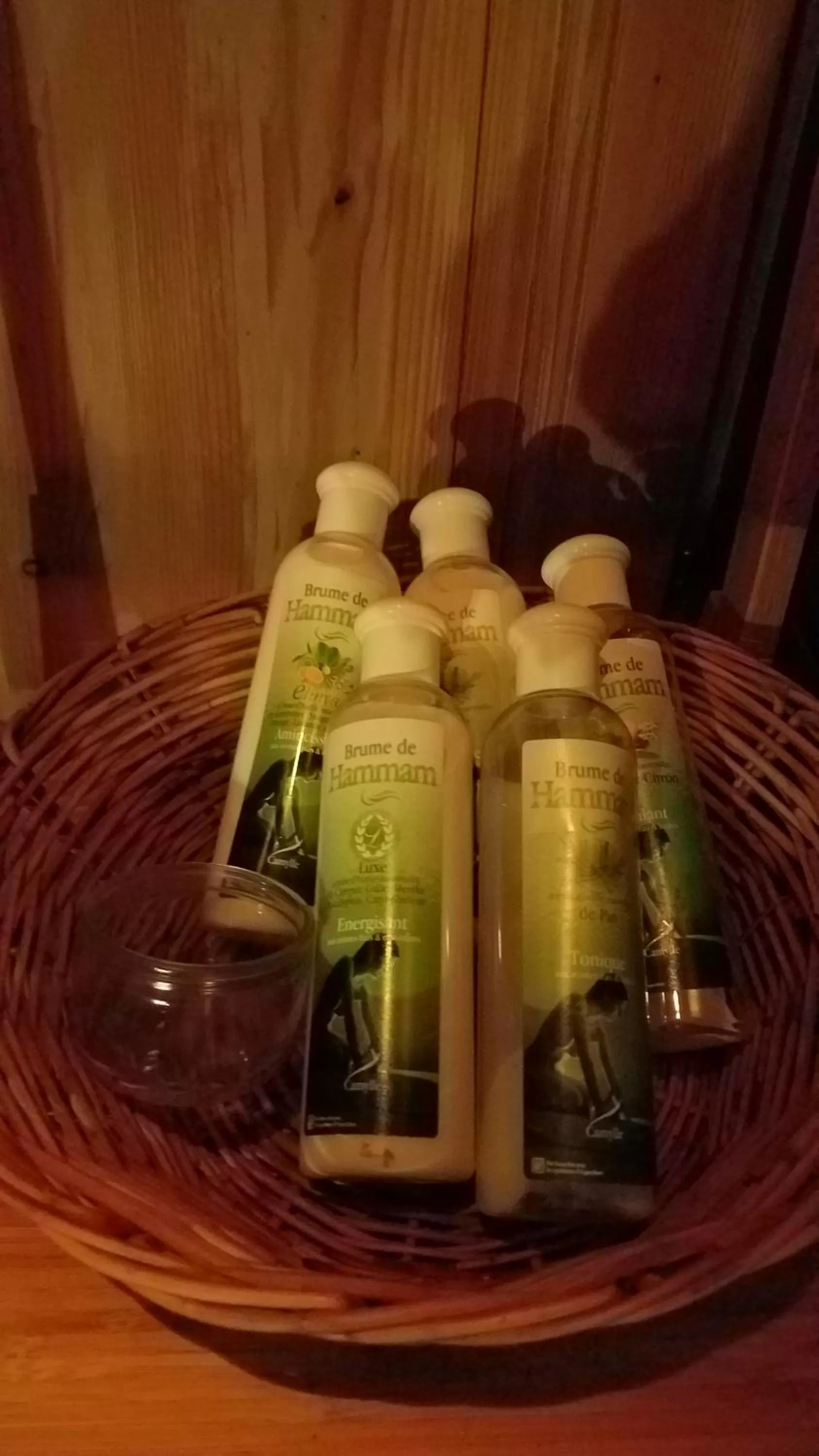 Steam room in Château Besson