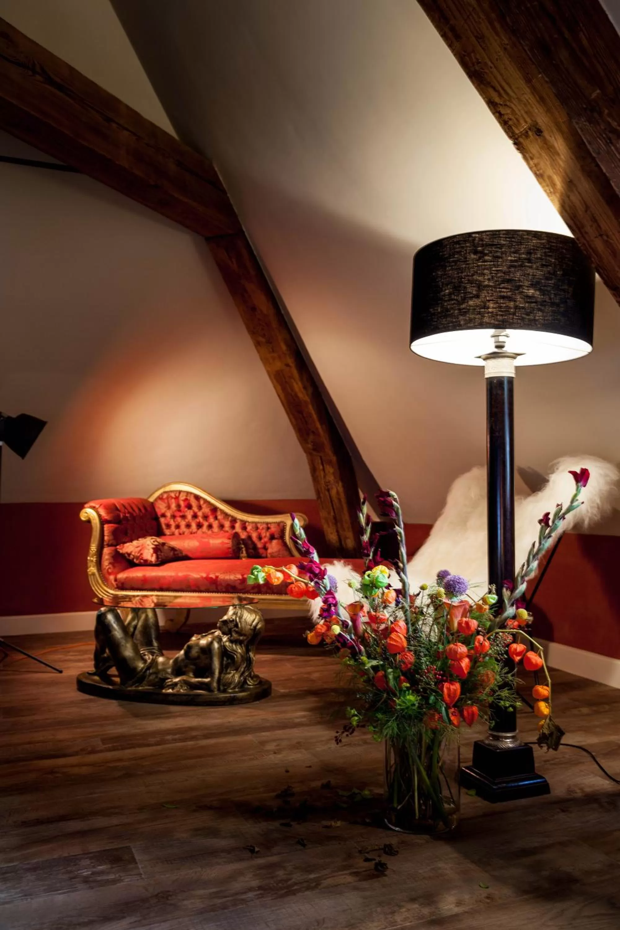 Seating area in Van Rossum Stadshotel Woerden